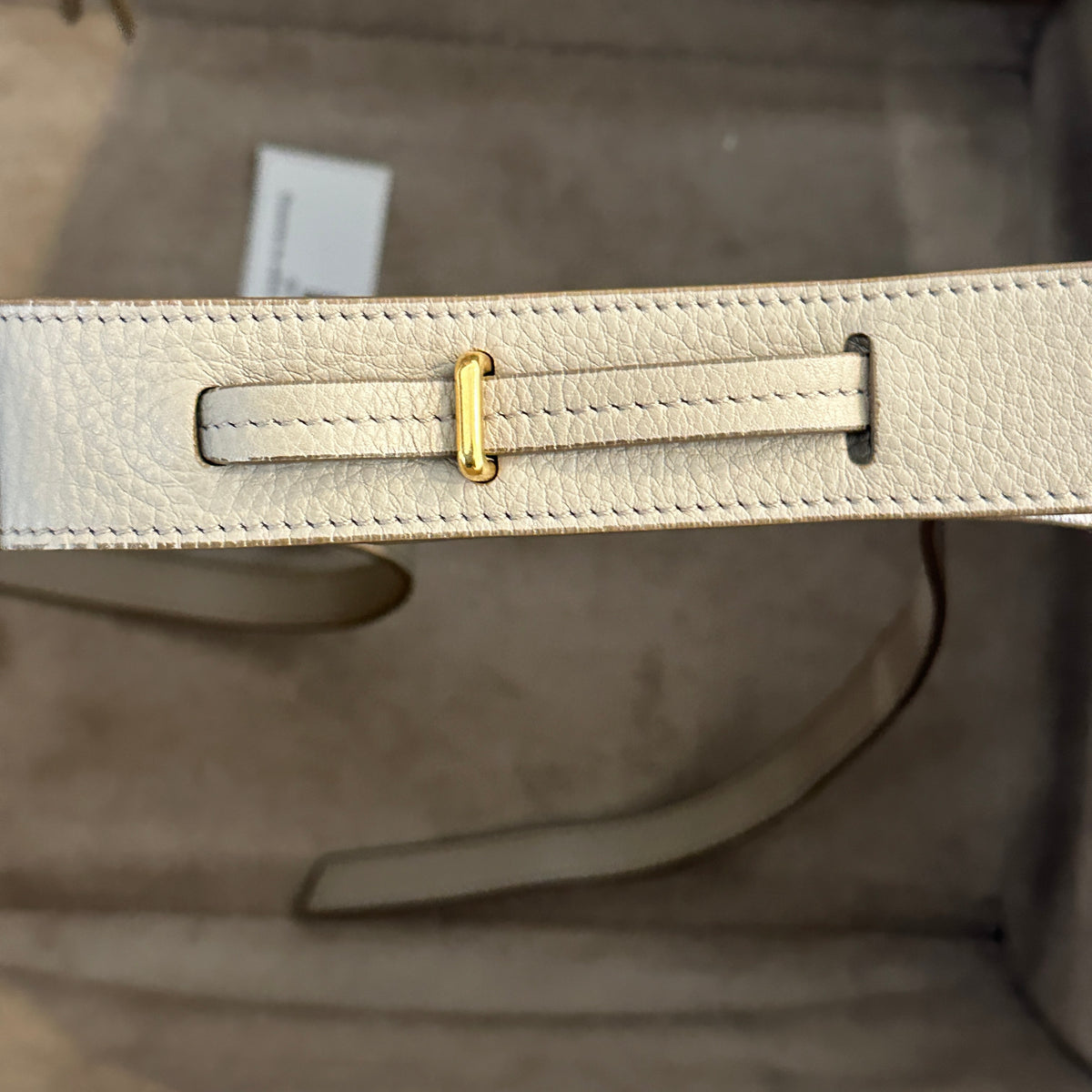 Céline Medium Phantom Luggage Tote in Taupe Leather (RRP £2400) | Authentic Preloved