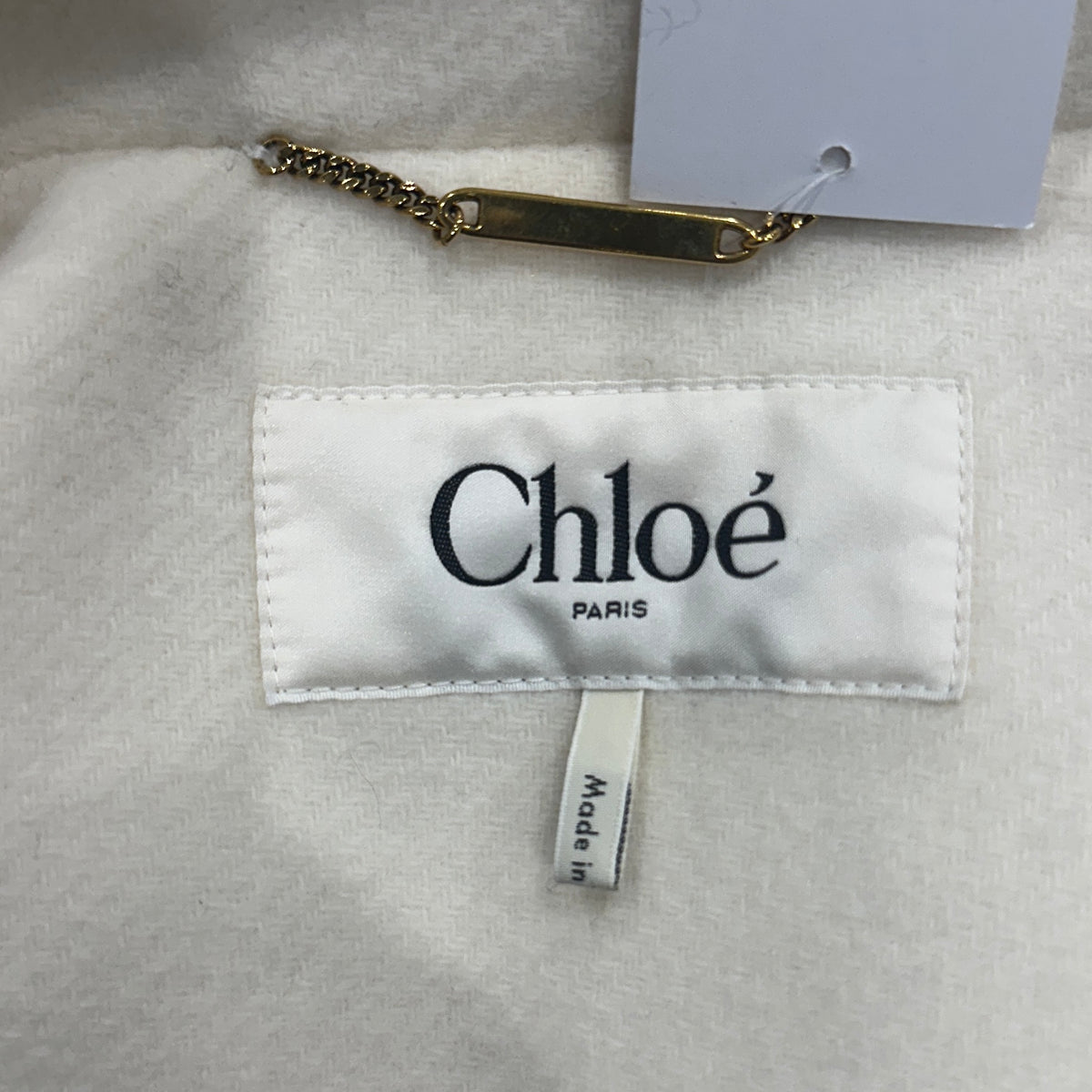 CHLOÉ Wool-Blend Double-Breasted Pea Coat (RRP £2090) | Authentic Preloved