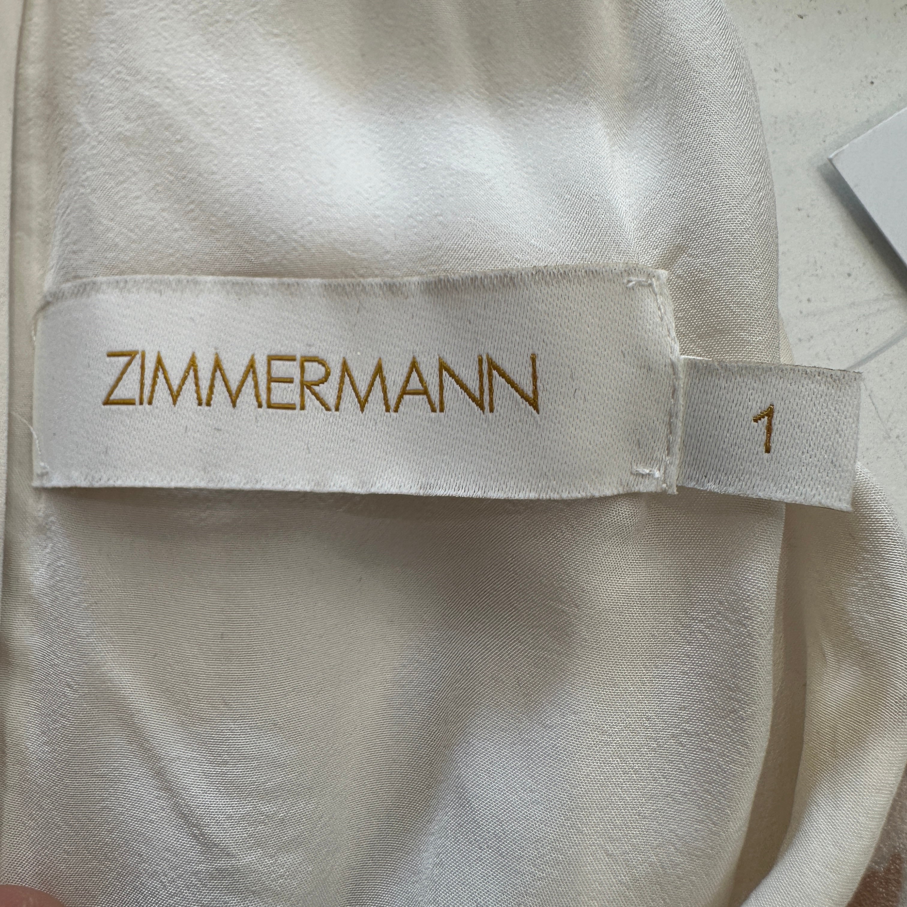 Zimmermann Brown Zebra Halter Maxi Dress (RRP £700) | Authentic Preloved
