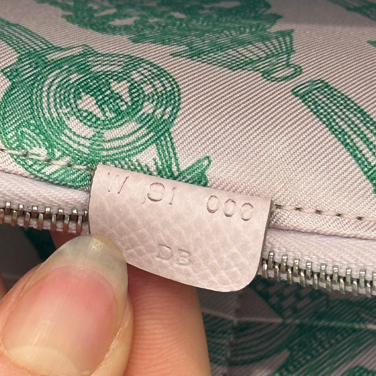 Hermès Silk'In Classique Epsom Leather Wallet (RRP £1500) | Authentic Peloved - Reloved Again