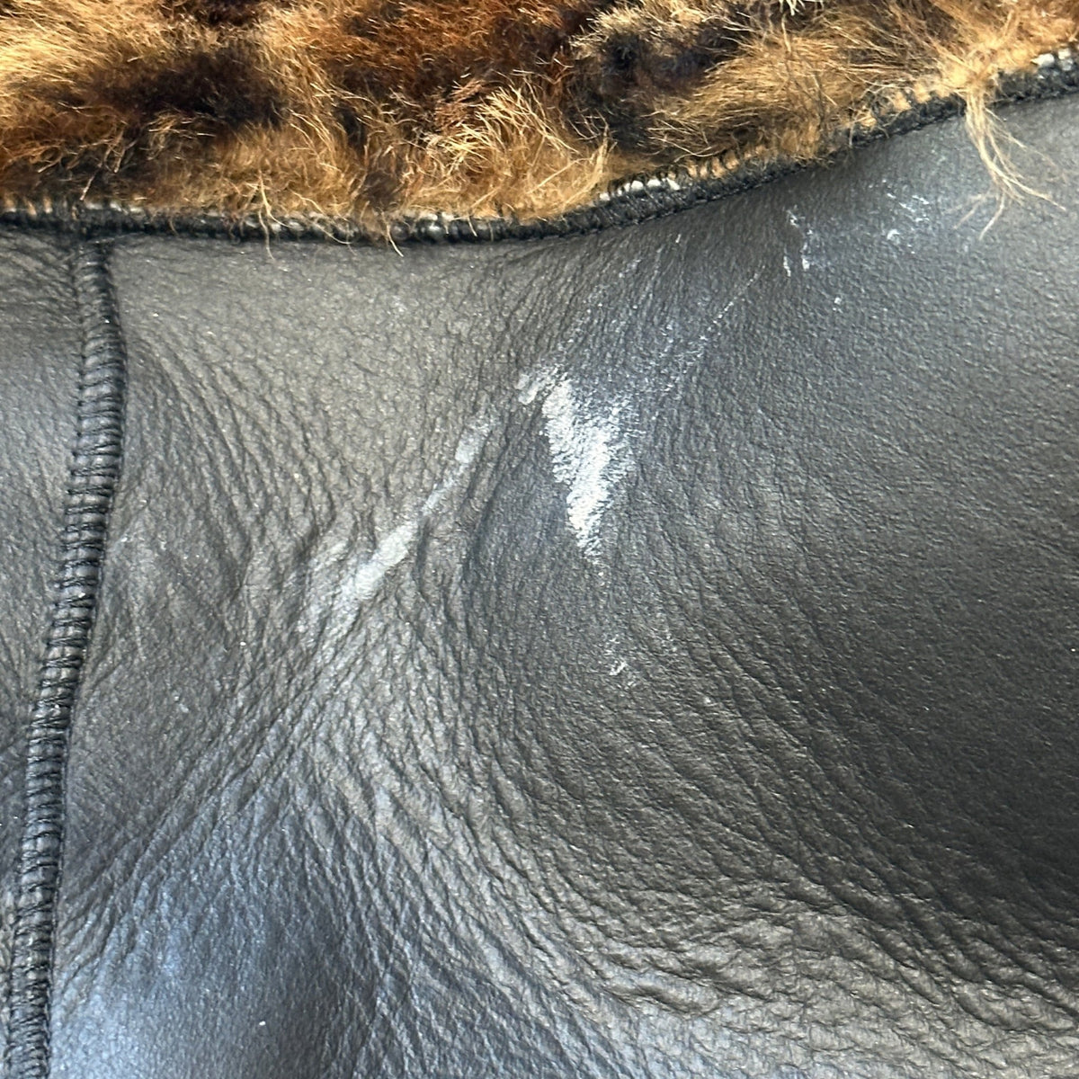 Stoned and Waisted Leopard Print Long Shearling Coat (RRP £1600) | Authentic Preloved - Reloved Again