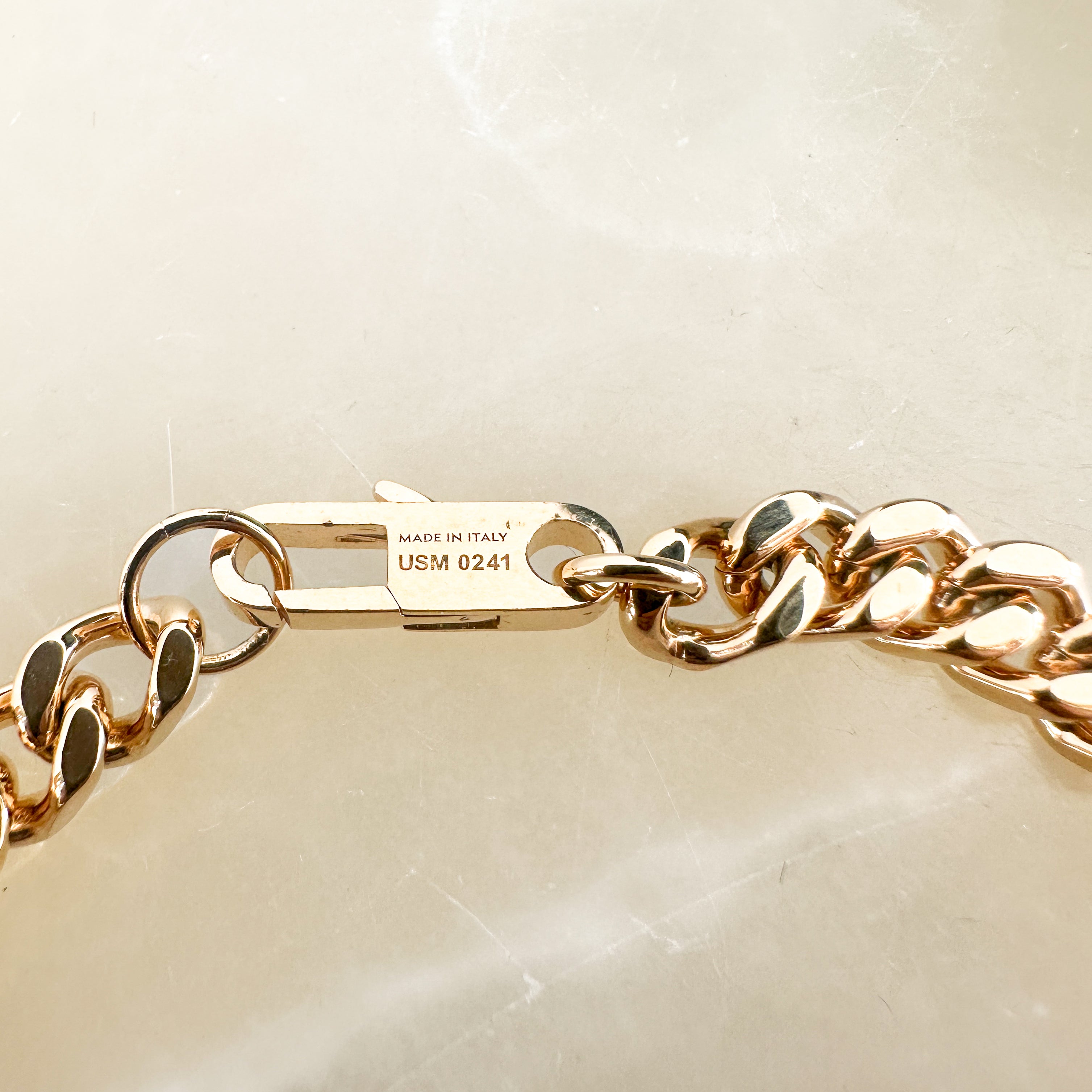 CELINE Lock Pendant Necklace Gold-Tone Metal (RRP £995) | Authentic Preloved FINAL SALE