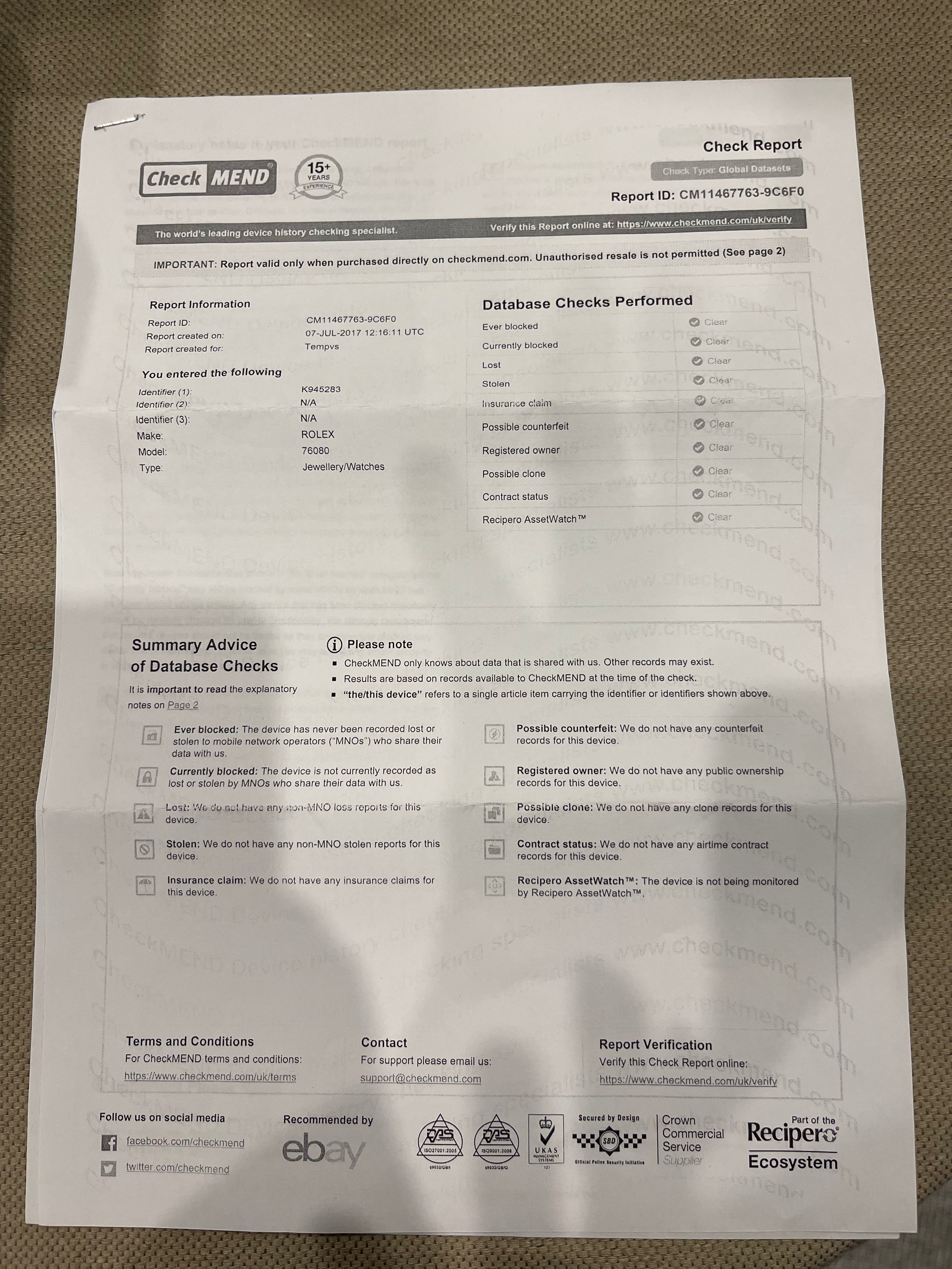 Rolex Ladies Oyster Perpetual 26 Watch | Authentic Preloved FINAL SALE