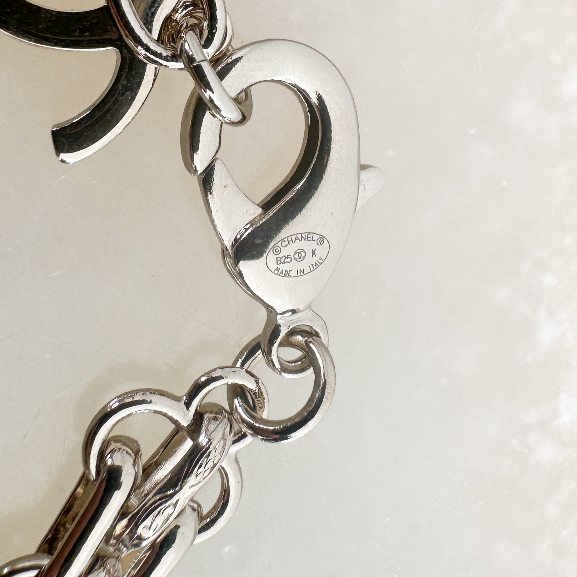 CURRENT SEASON Chanel B25K Crystal CC Multi-Chain Necklace Silver-Tone Metal (RRP £2300) | Authentic Preloved FINAL SALE