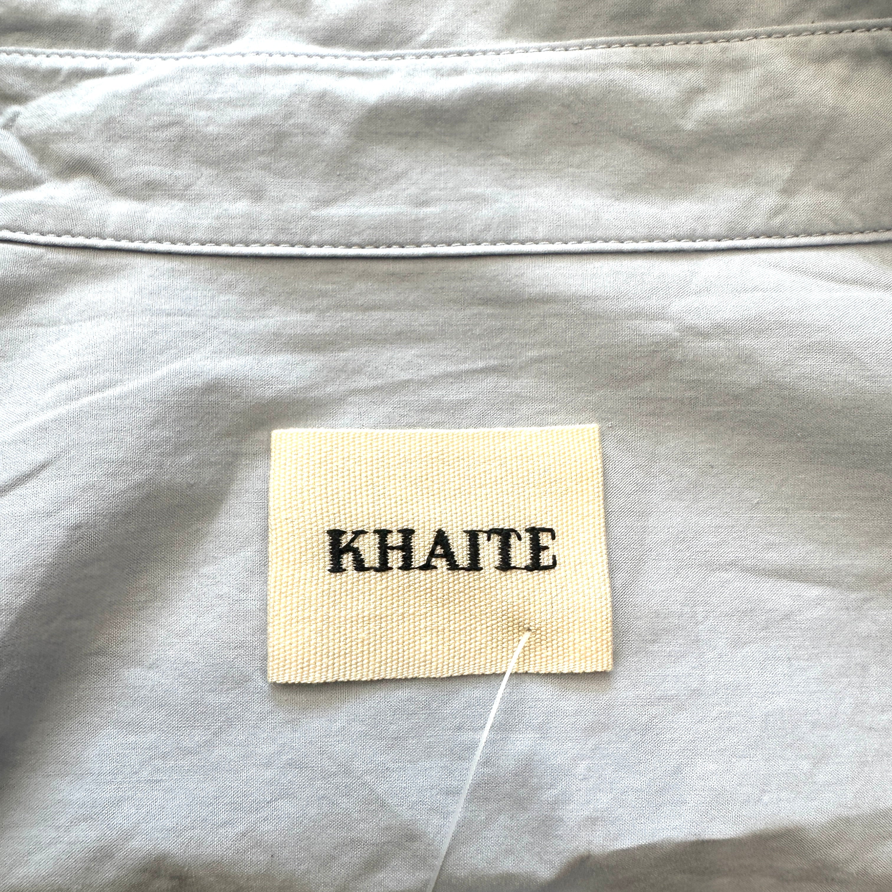 Khaite Blue Cotton Button Down Shirt (RRP £1000) | Authentic Preloved