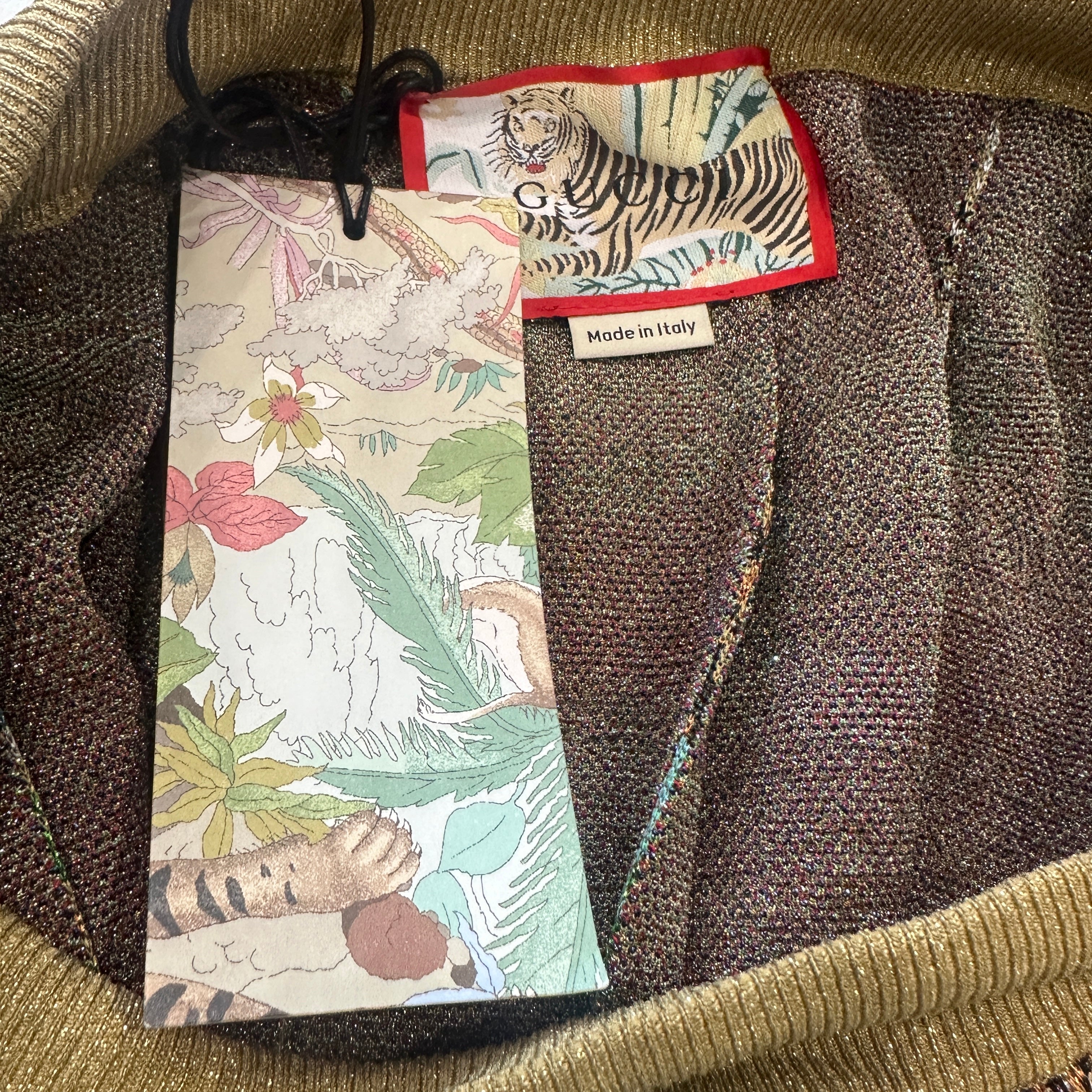 NEW Gucci Tiger Jacquard Pleated Skirt (RRP £1700) | Authentic Preloved