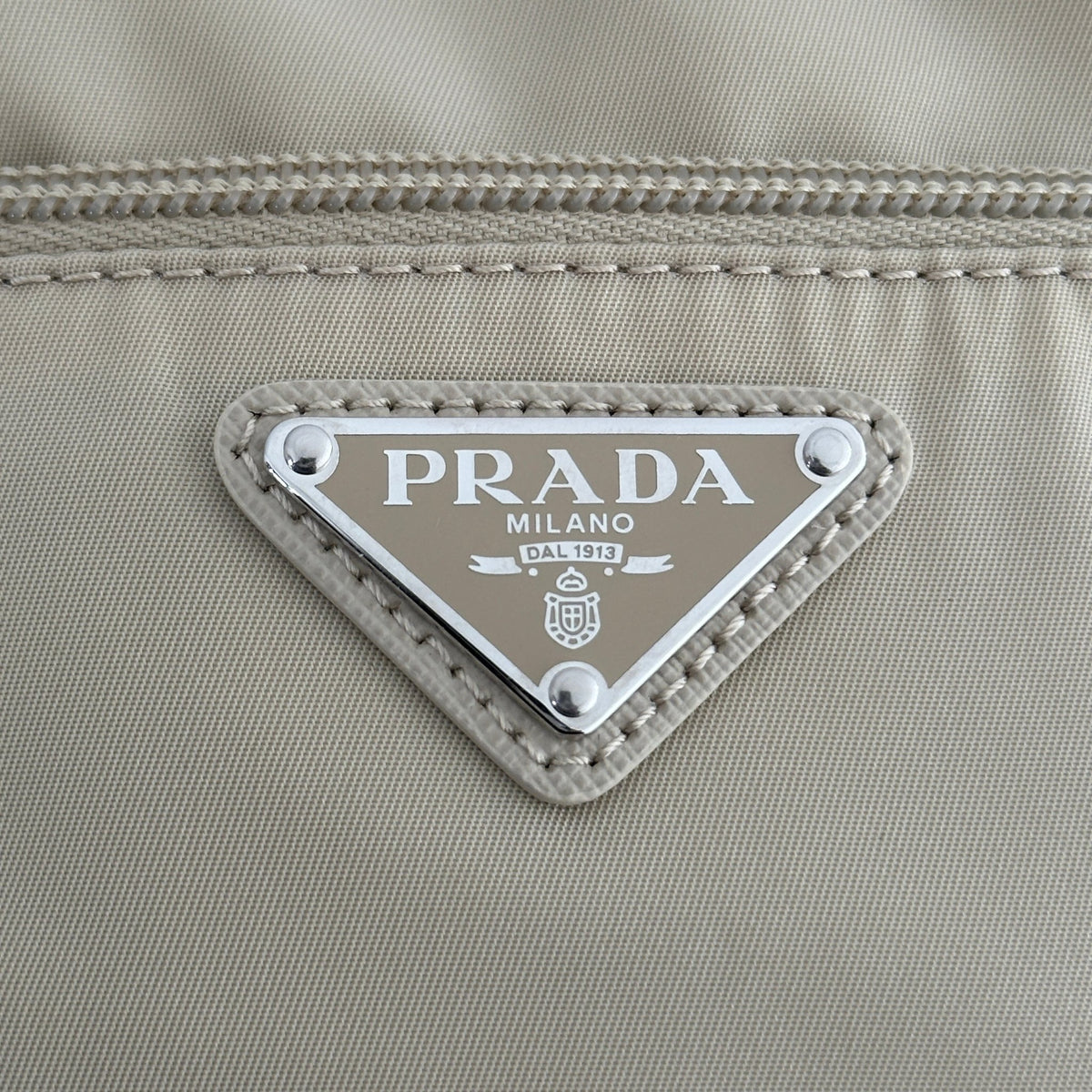 Prada Re-Nylon Shoulder Bag in Deserto (RRP £1510) | Authentic Preloved - Reloved Again
