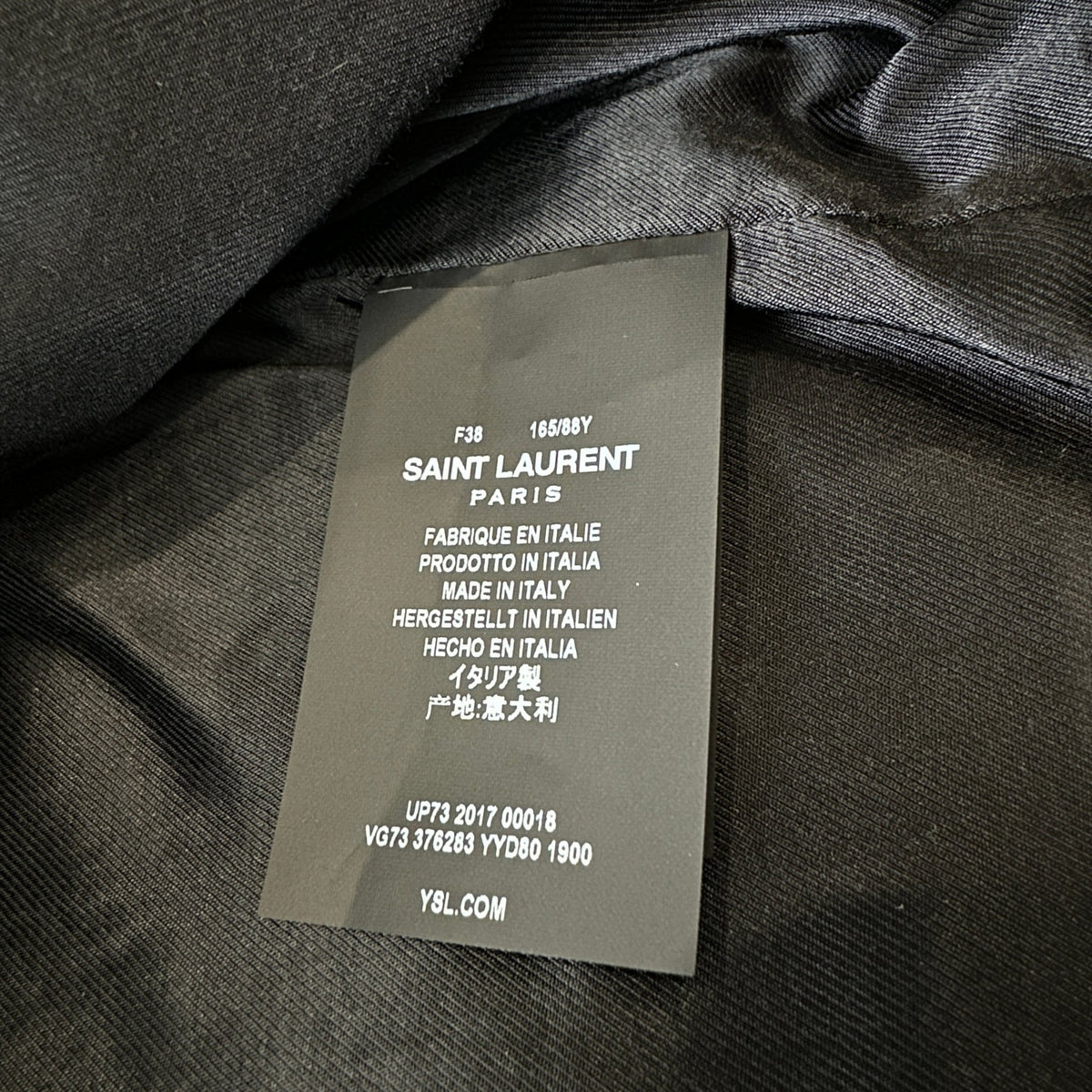 Saint Laurent Black & Ivory Teddy Jacket in Wool RRP (£1200) | Authentic Preloved - Reloved Again