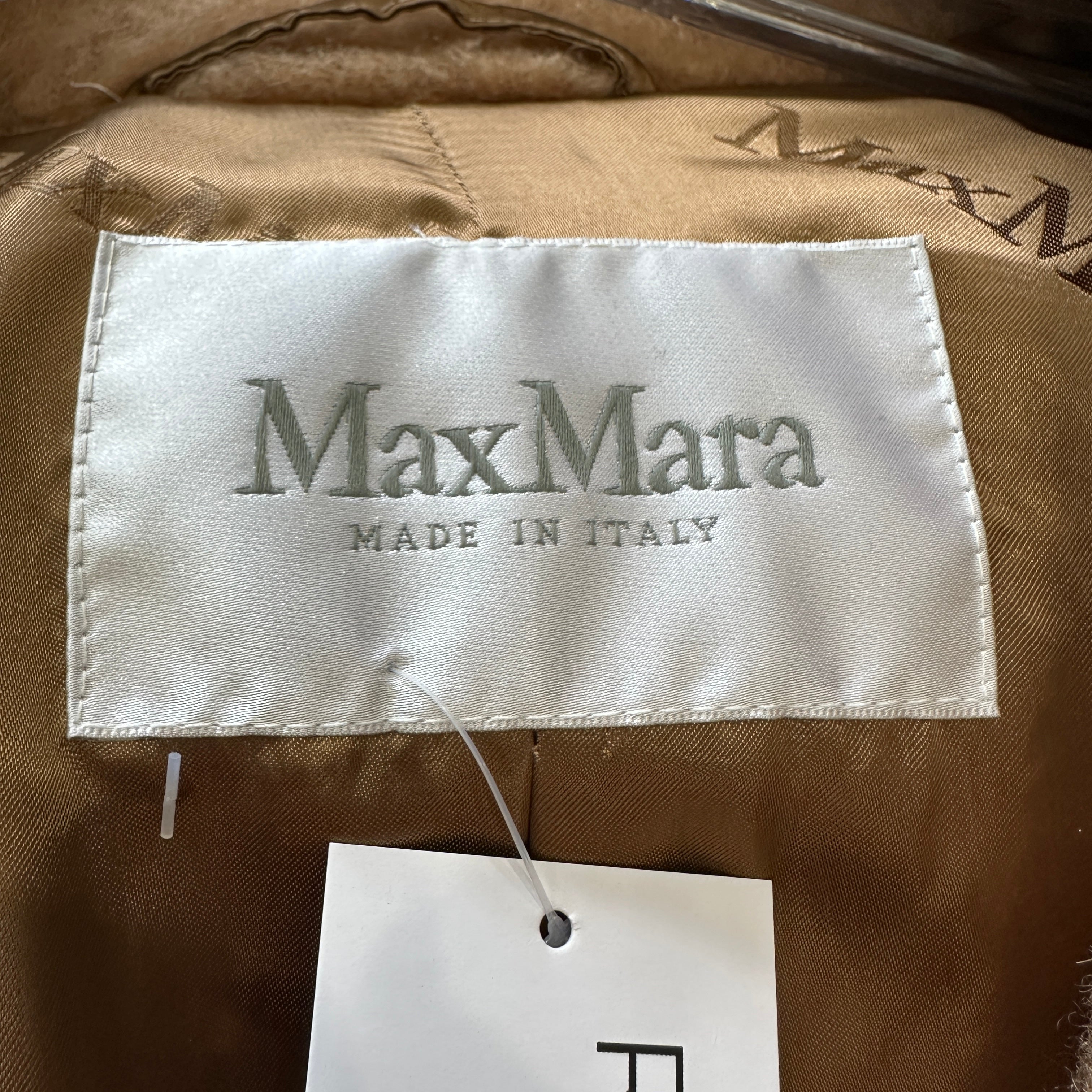 Max Mara Studio Teddy Camel Brown Coat (RRP £2770) | Authentic Preloved