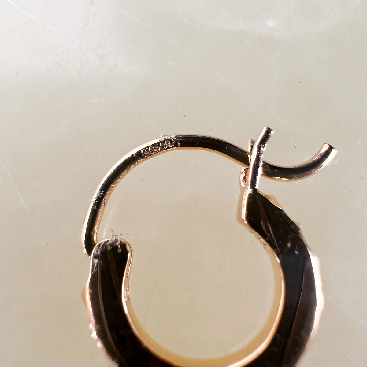 Chrome Hearts Plus Punk Single Gold Hoop (RRP £1220) | Authentic Preloved FINAL SALE