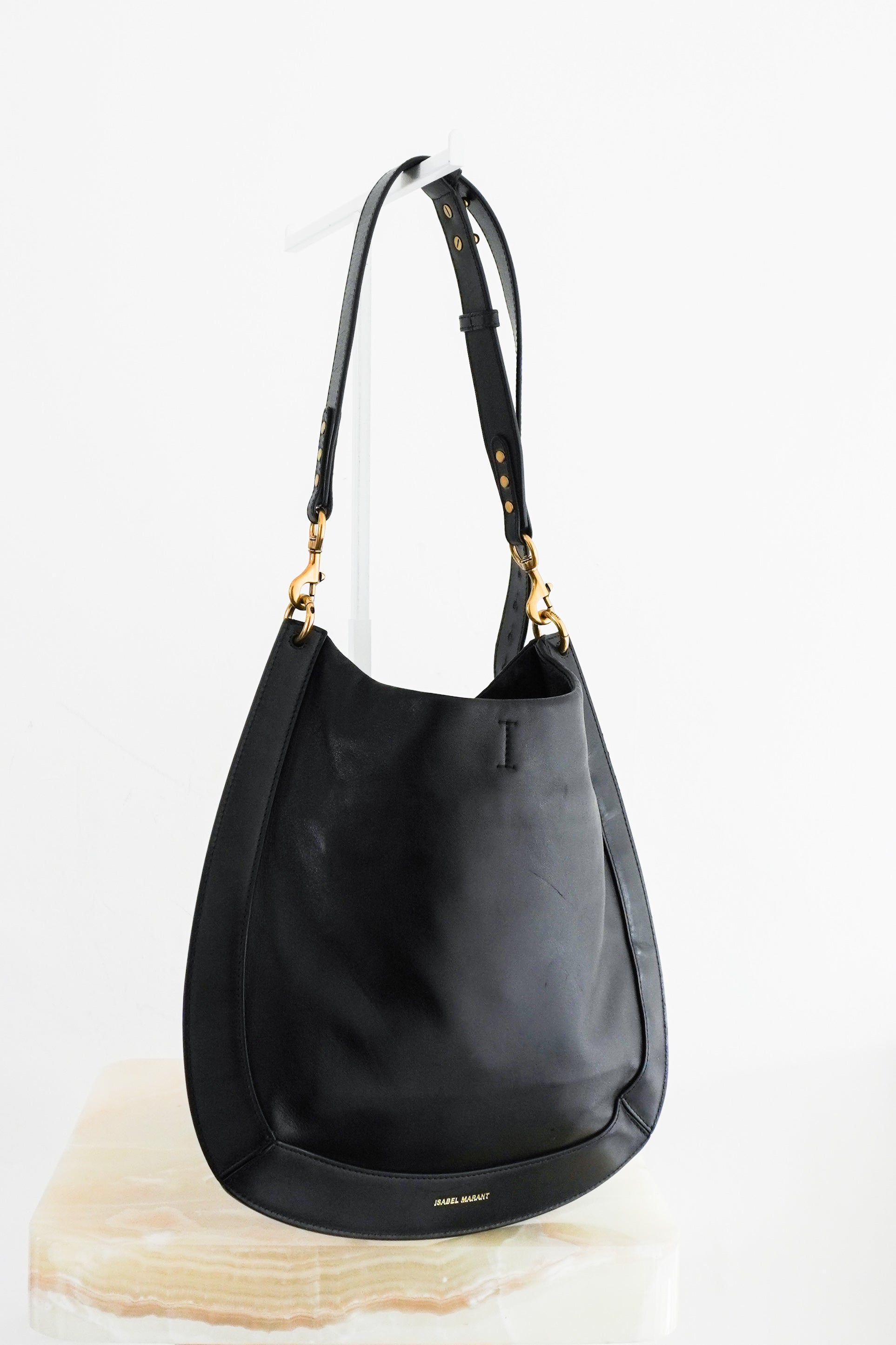 Isabel-Marant-Black-Shoulder-Bag-front-picture-Chelsea-London