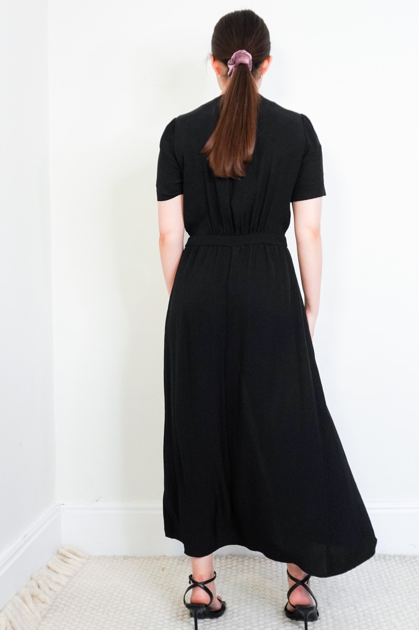 Isabel-Marant-Black-Wrap-Dress-back-picture