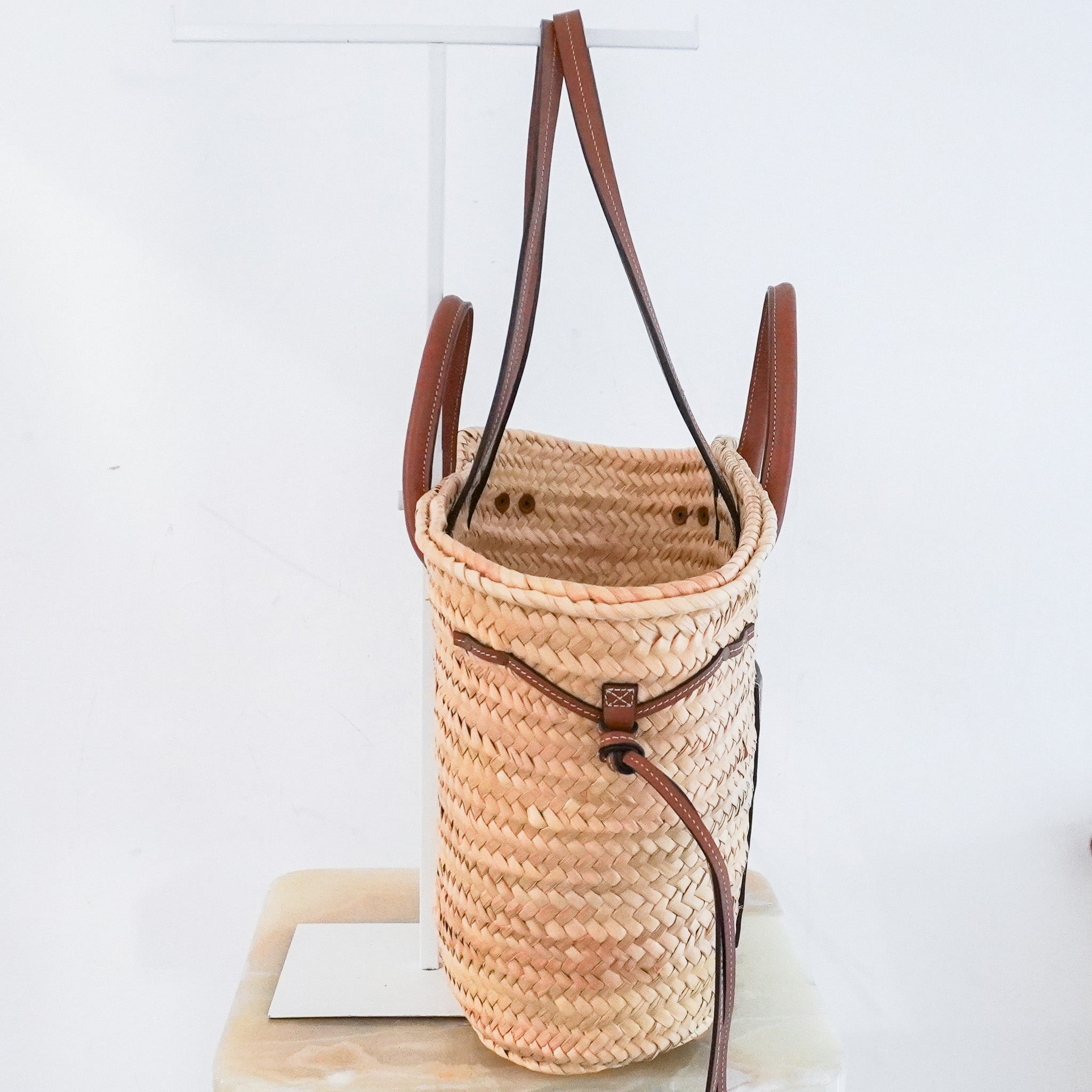 Isabel-Marant-Cadix-Raffia-Bag-in-Beige-side-picture