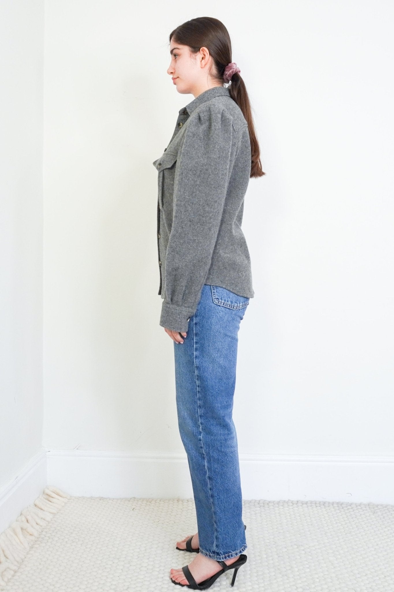 Isabel Marant Grey Wool Shirt RRP £495 | Authentic Preloved - Reloved Again