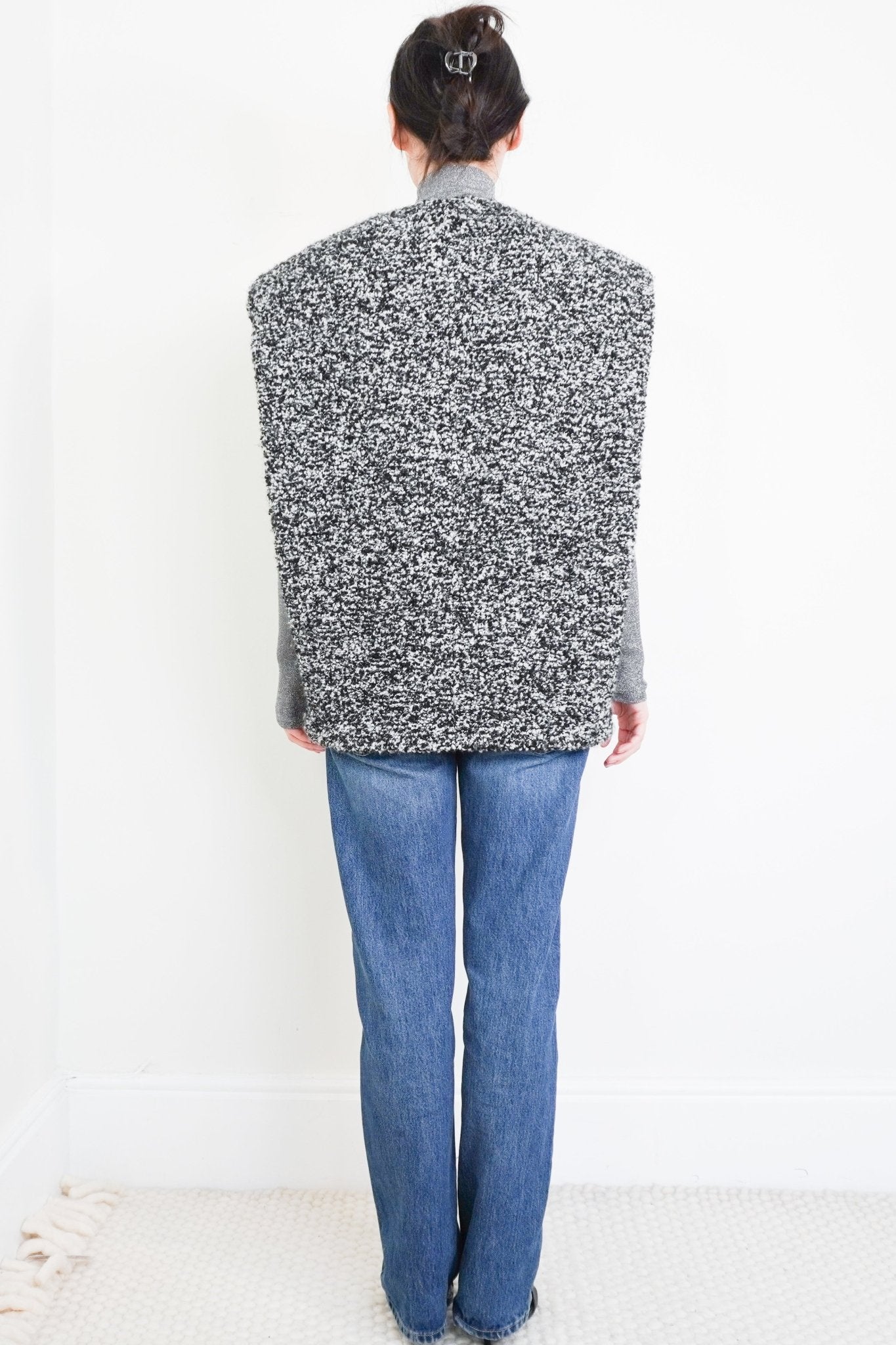 Isabel Marant Gwendalia Grey Wool Boucle Vest Gilet RRP £800 | Authentic Preloved - Reloved Again