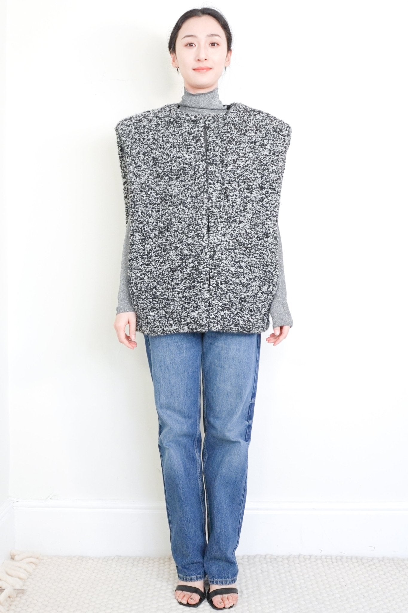Isabel Marant Gwendalia Grey Wool Boucle Vest Gilet RRP £800 | Authentic Preloved - Reloved Again