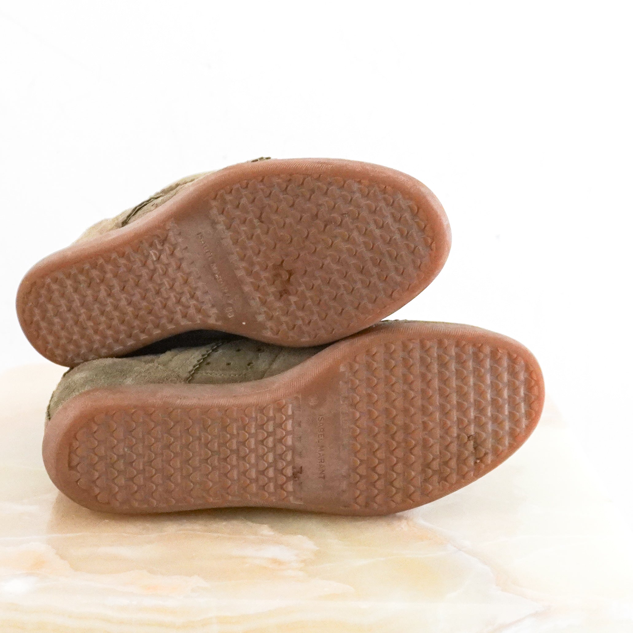 Isabel-Marant-Khaki-Bobby-Suede-Trainers-bottom-picture-Chelsea-London