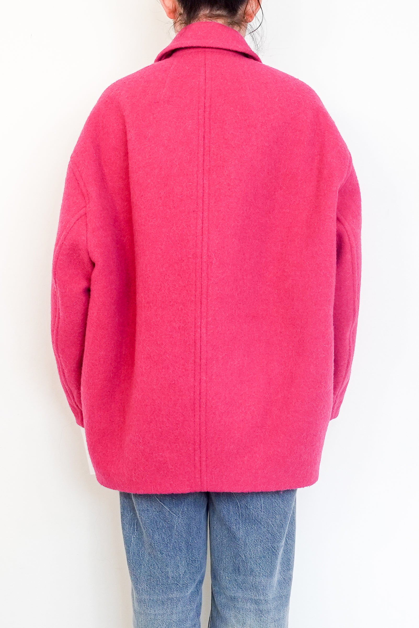 Isabel Marant Pink Delida Wool Winter Coat RRP £990 | Authentic Preloved