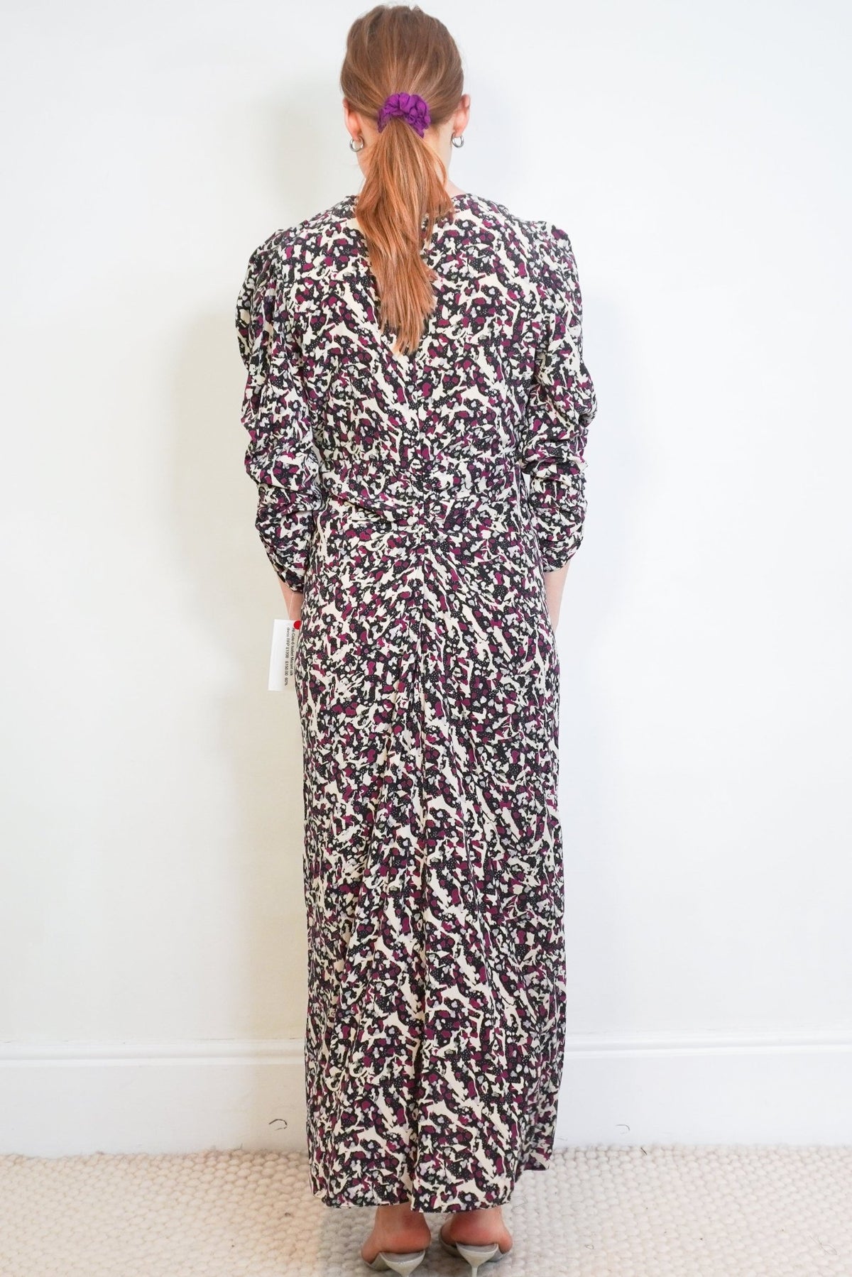 Isabel Marant Albi Printed Silk-Blend Midi Dress (RRP £1200) | Authentic & Preloved - Reloved Again