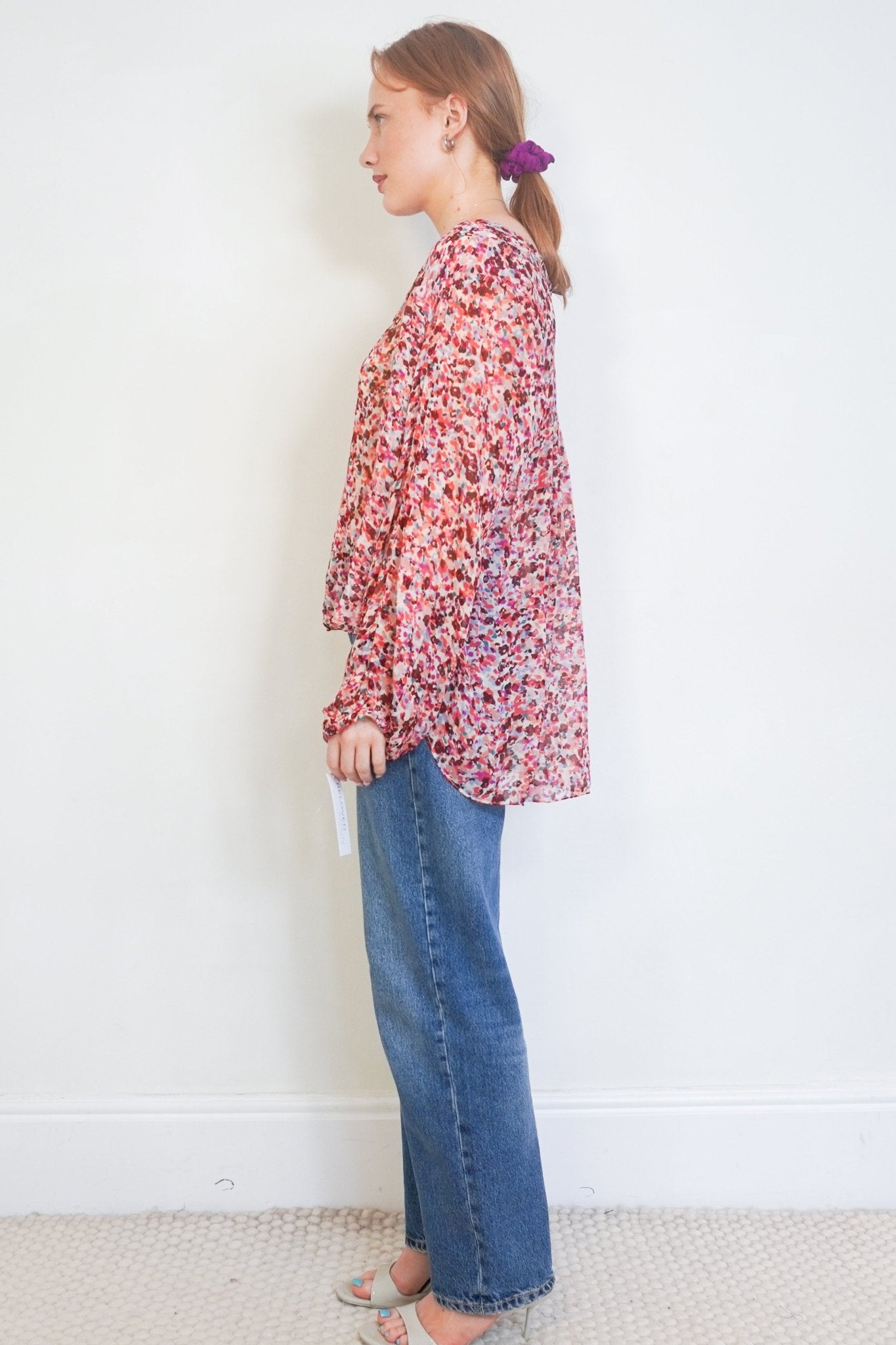 Isabel Marant Étoile Daytonea Pink Floral Top (RRP £395) | Authentic Preloved FINAL SALE - Reloved Again