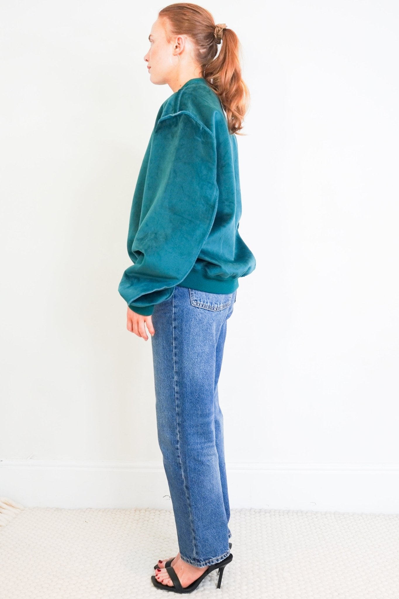 JW Anderson Deep Teal Bonded Sweatshirt RRP £560 | Authentic Preloved - Reloved Again
