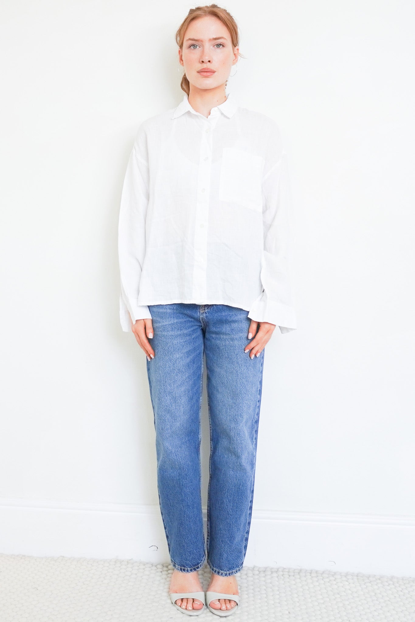 James-Perse-White-Cotton-Buttoned-Shirt-Front-Picture-Chelsea-London
