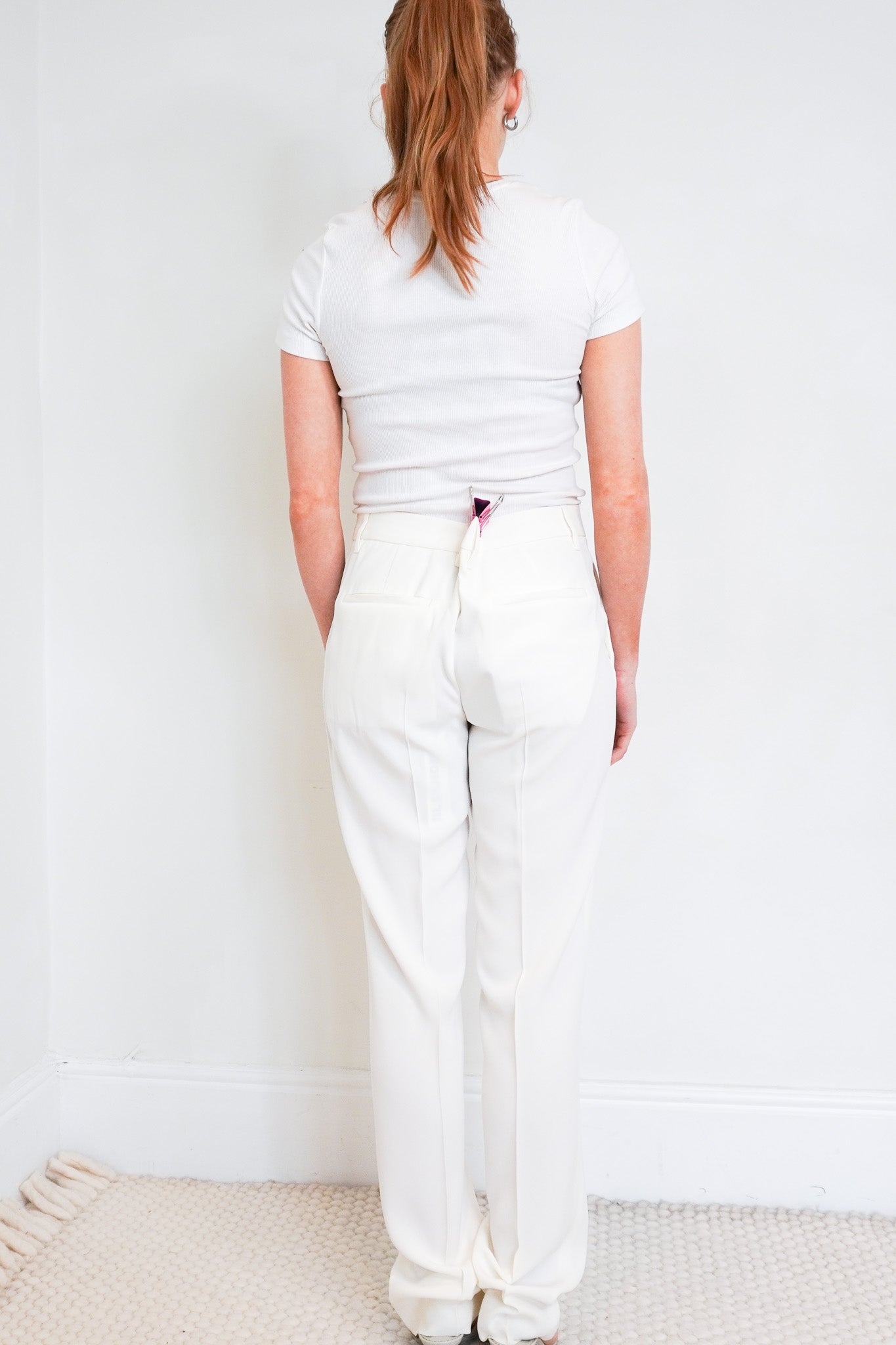 Jil Sander White Trousers RRP £1200 | Preloved Authentic - Reloved Again