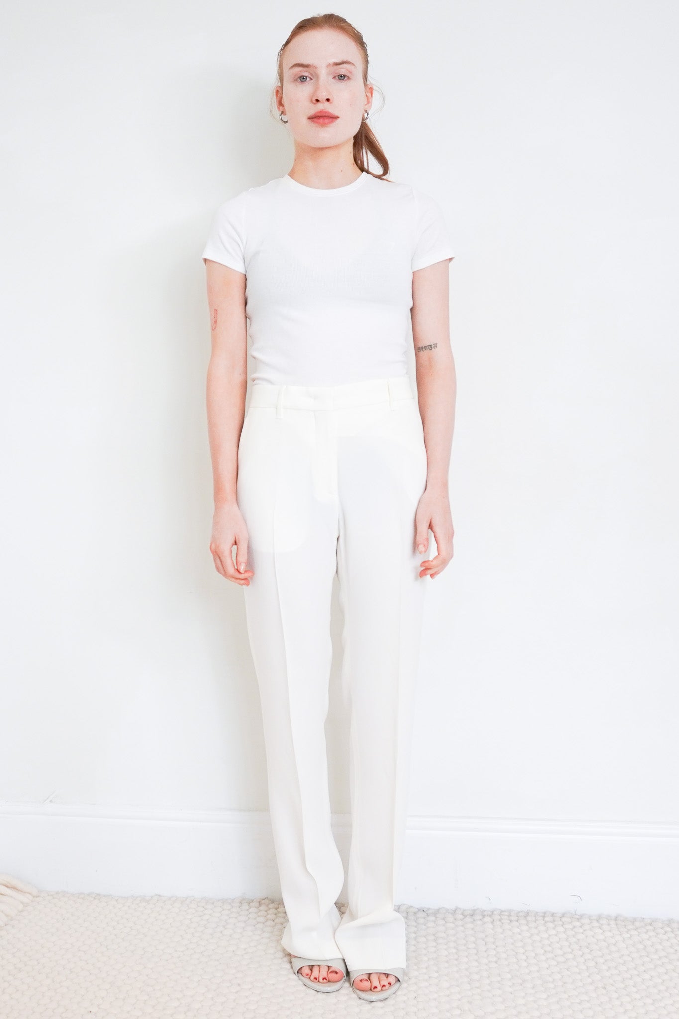 Jil Sander White Trousers RRP £1200 | Preloved Authentic - Reloved Again