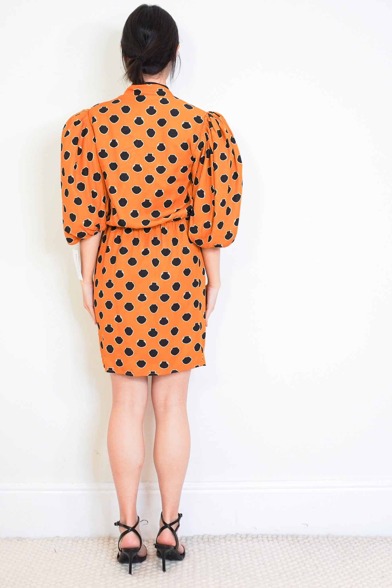 Johanna Ortiz Orange and blue dress RRP £500 | Authentic Preloved - OUTLET NO RETURNS - Reloved Again