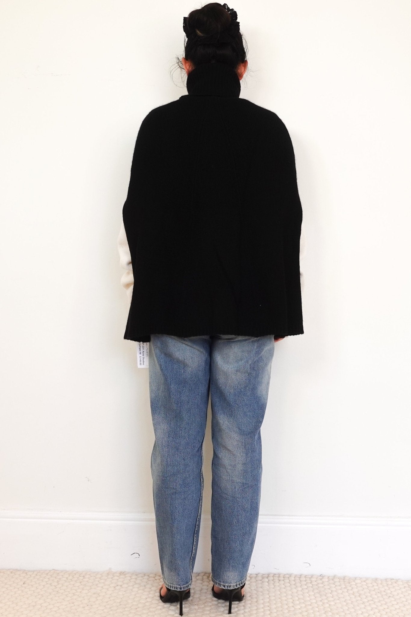 Joseph Cashmere Turtleneck Cape Jumper RRP £425 | Authentic Preloved - Reloved Again