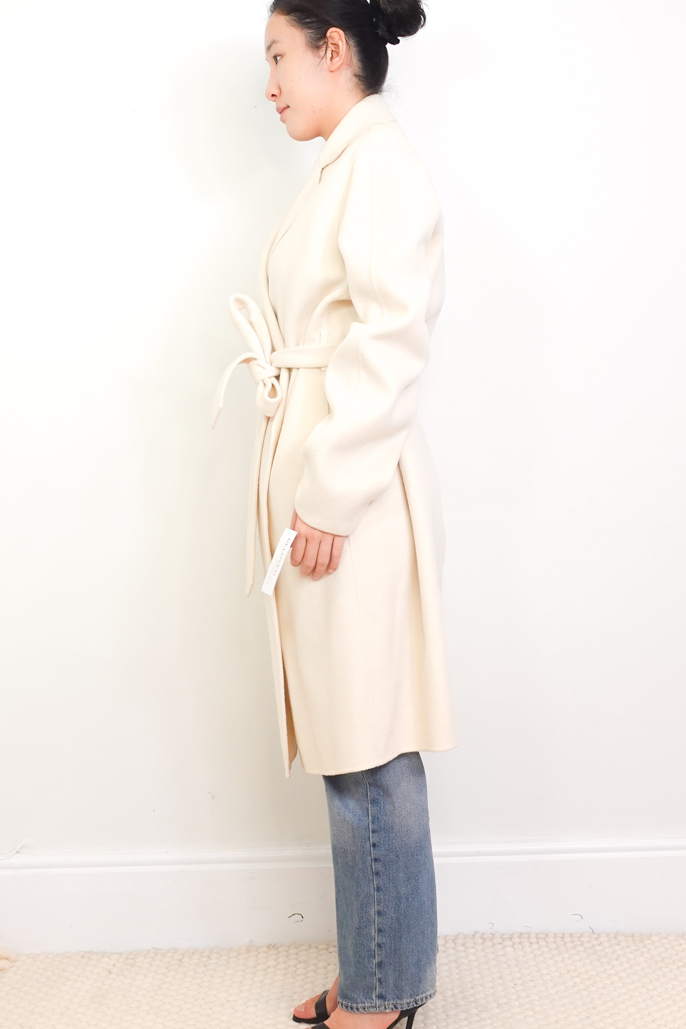 Joseph-Cream-Cenda-Long Double-Face-Cashmere-Coat-side-picture-Chelsea-London