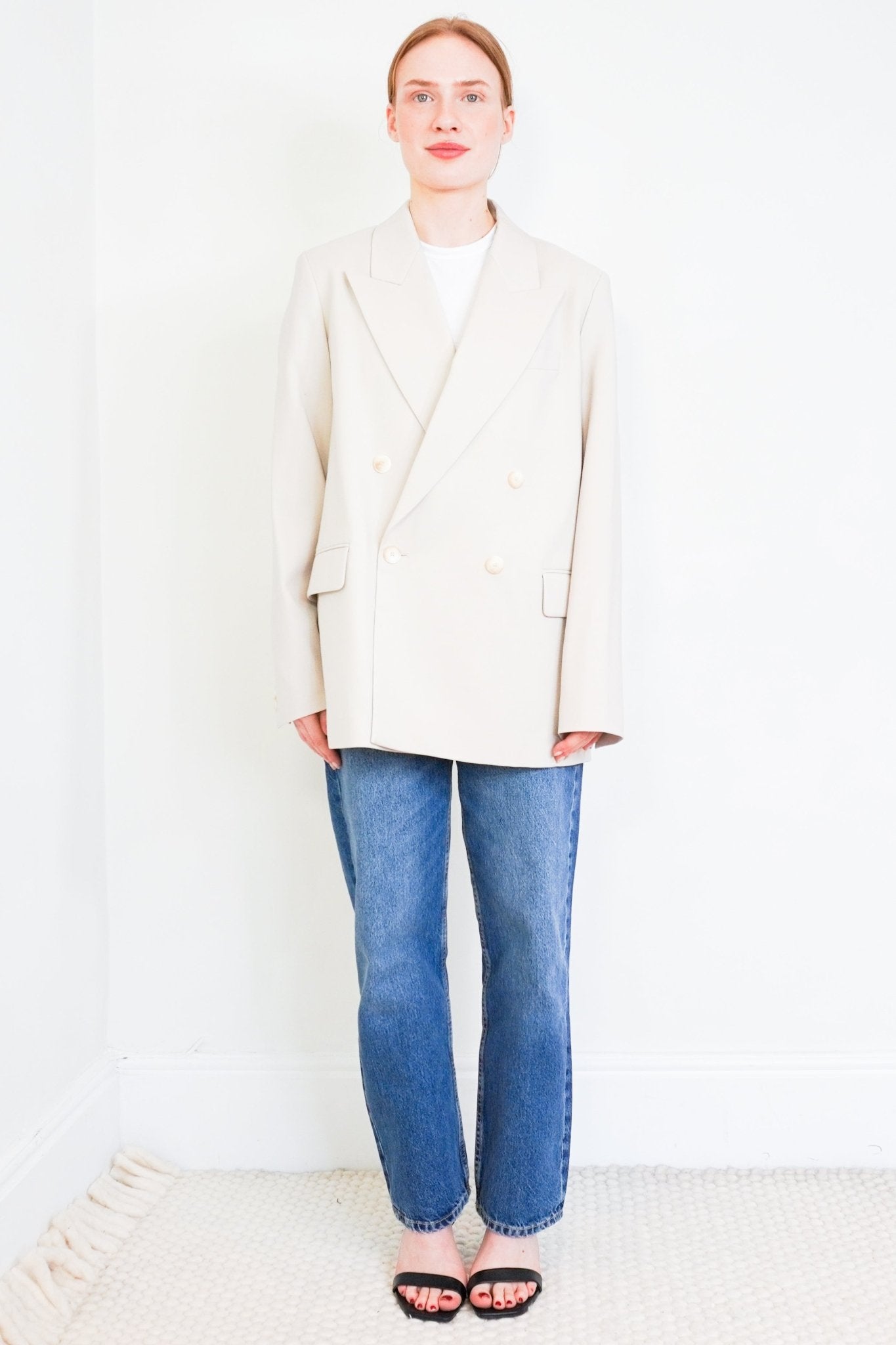 Joseph Cream Jaden Tailored Blazer RRP £500 | Authentic Preloved - Reloved Again