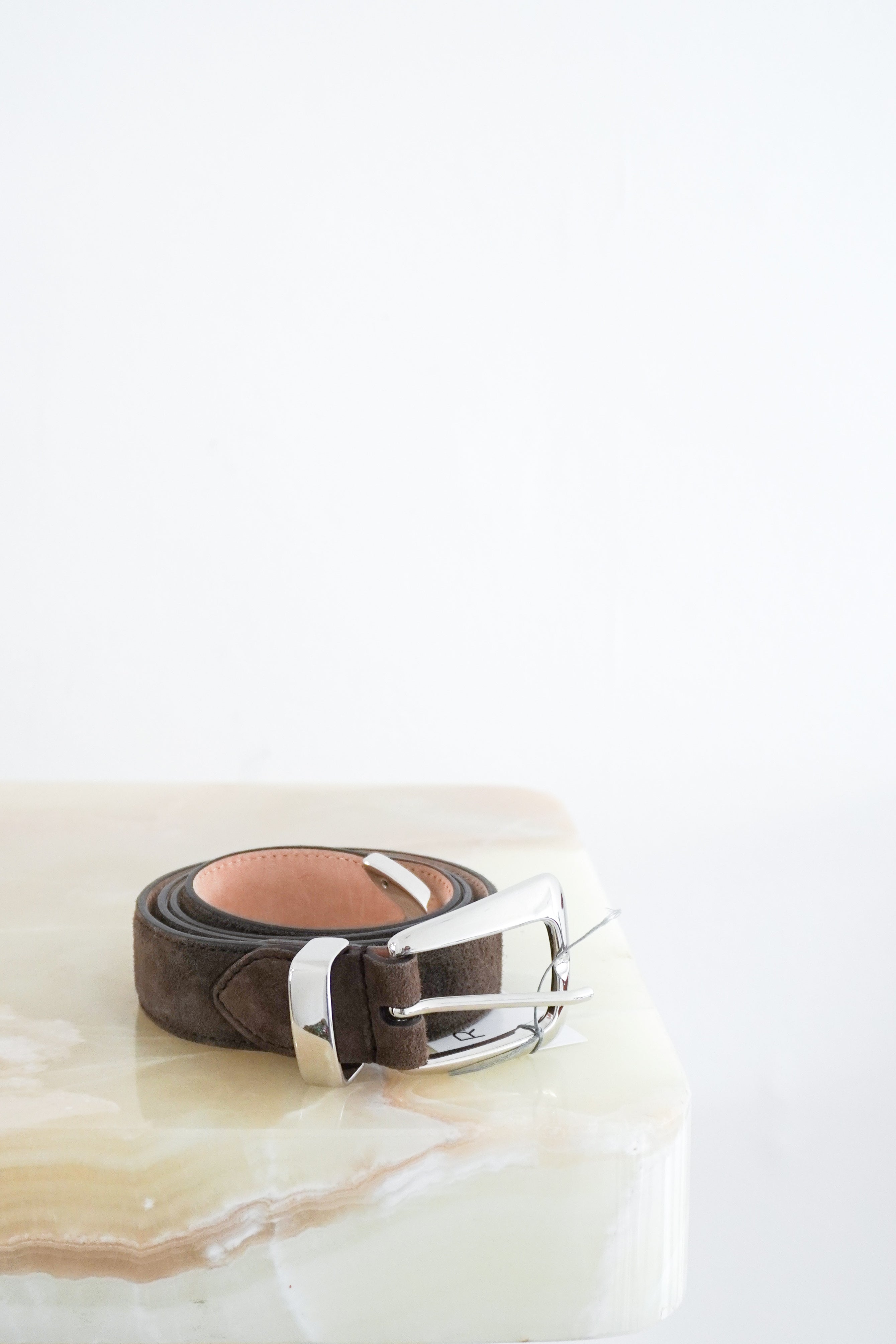 Khaite-Brown-Suede-Belt-front-picture