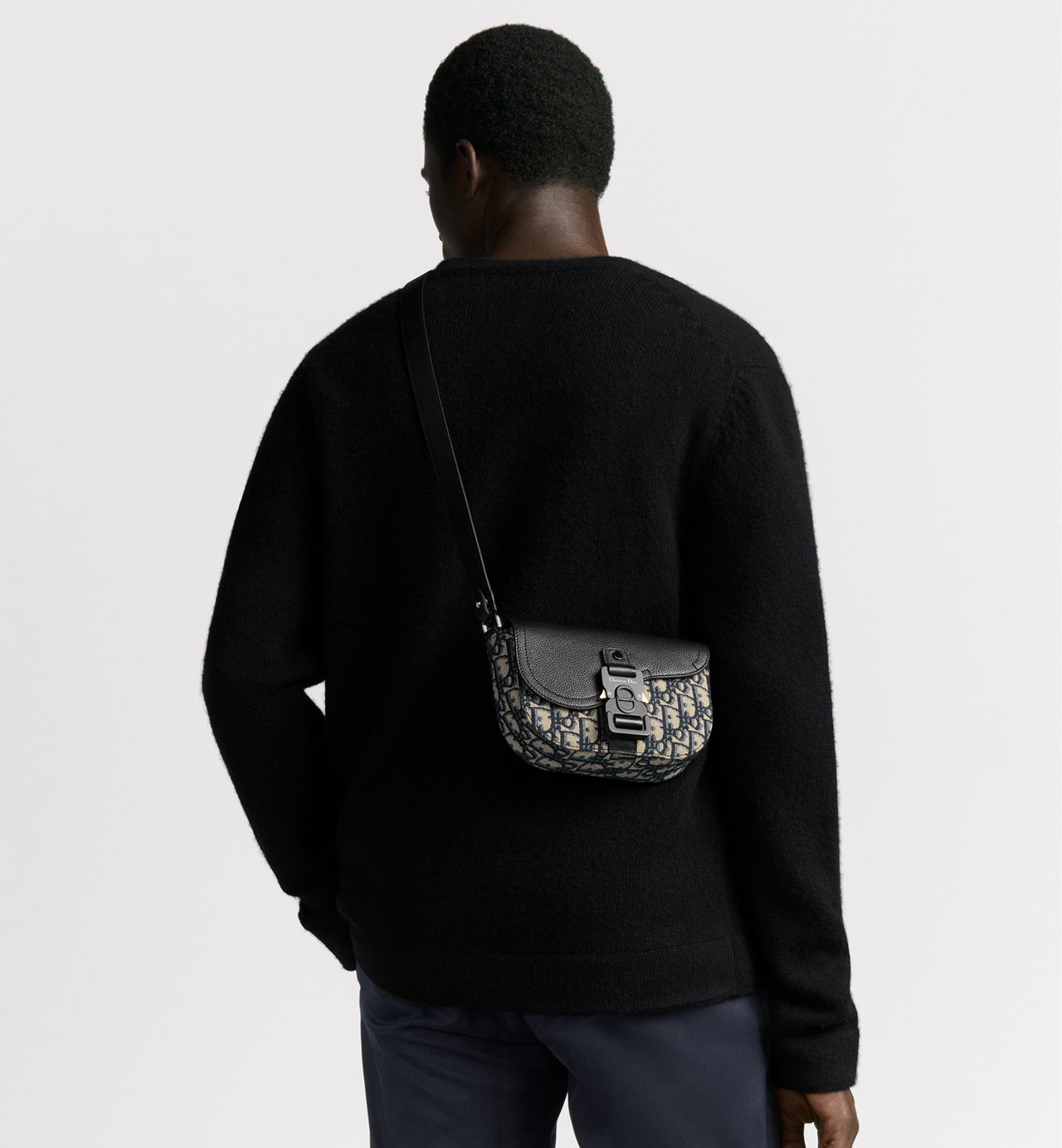 Dior Mini Saddle Messenger Bag with Flap in Beige and Black (RRP £1900) | Authentic Preloved - Reloved Again