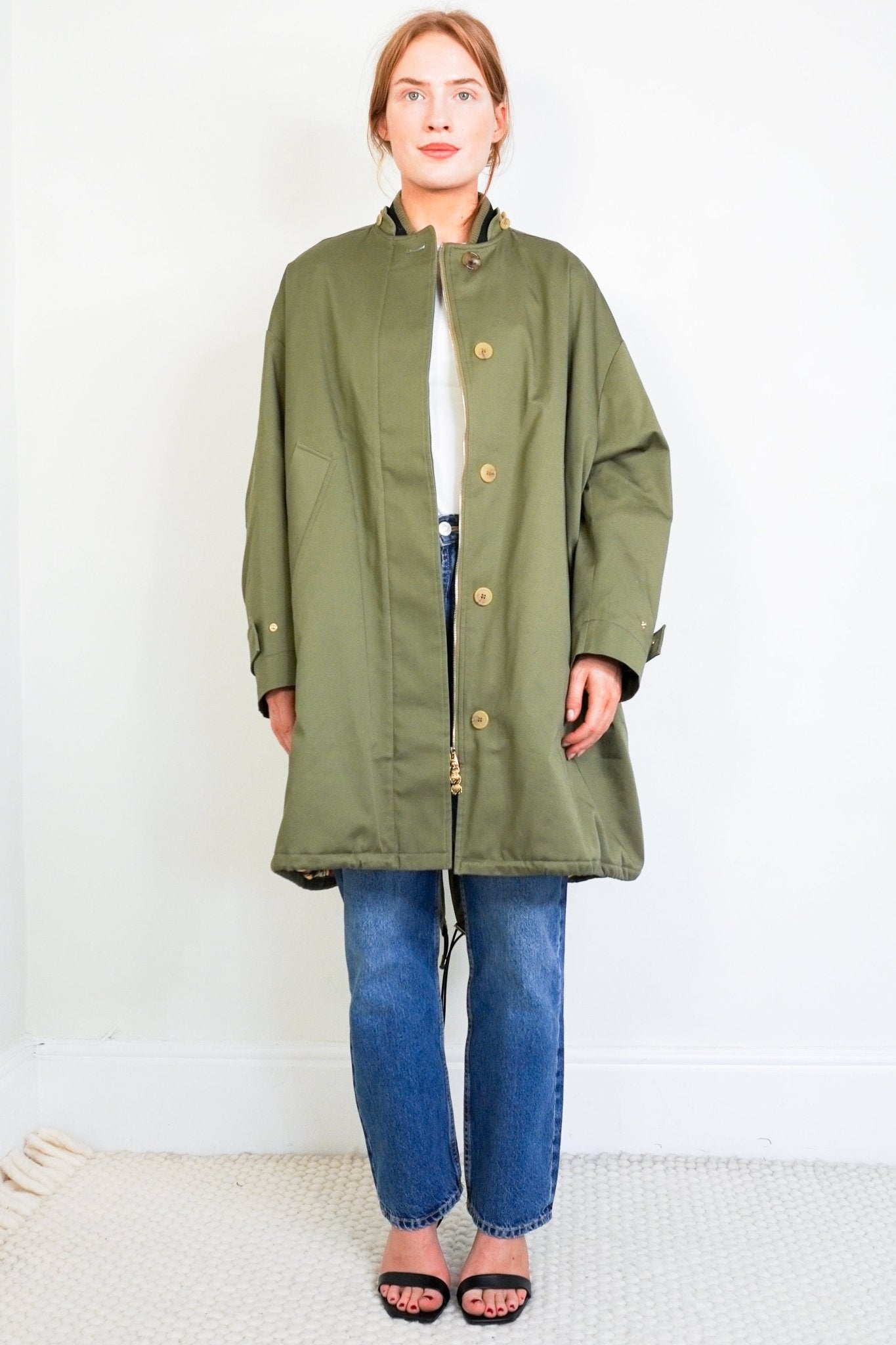 CURRENT SEASON La Double J Green Solid Parka RRP £1600 | Authentic Preloved - Reloved Again