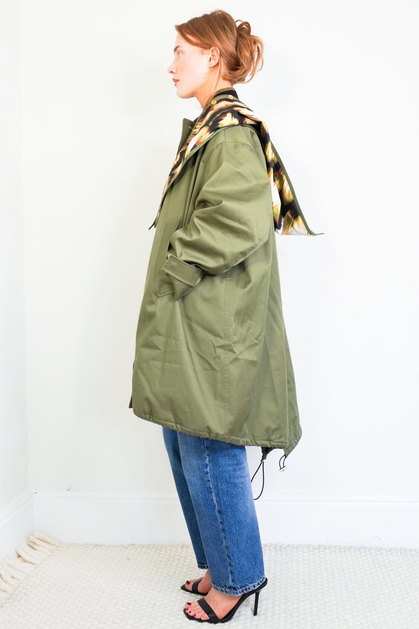 CURRENT SEASON La Double J Green Solid Parka RRP £1600 | Authentic Preloved - Reloved Again