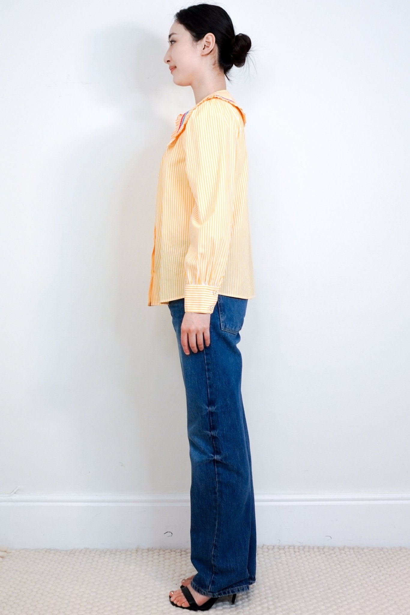 La Veste X Gucci Vault Orange Striped Shirt RRP £650 | Authentic Preloved - Reloved Again