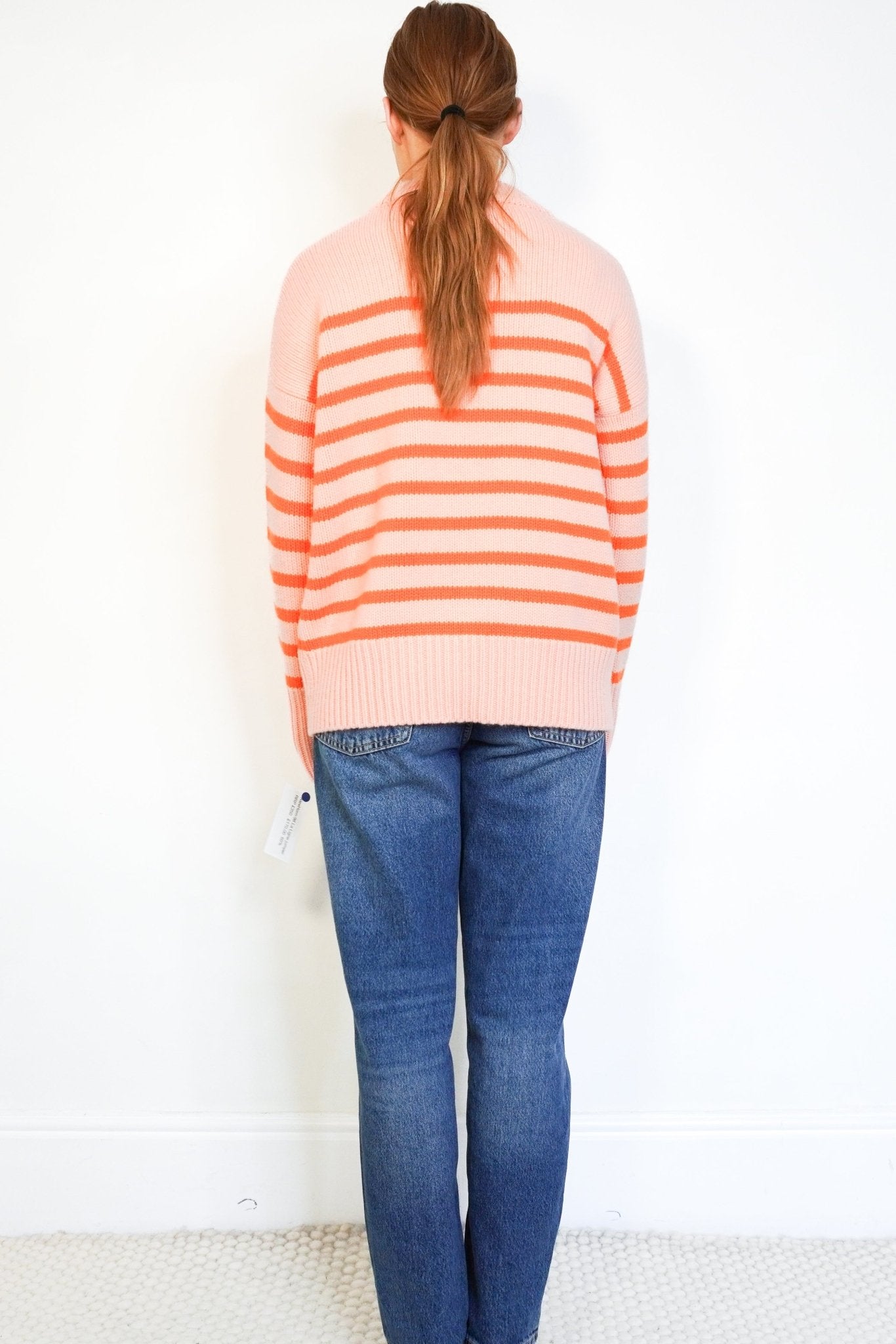 La Ligne Pink & Orange Striped Knitted Jumper (RRP £350) | Authentic Preloved - Reloved Again