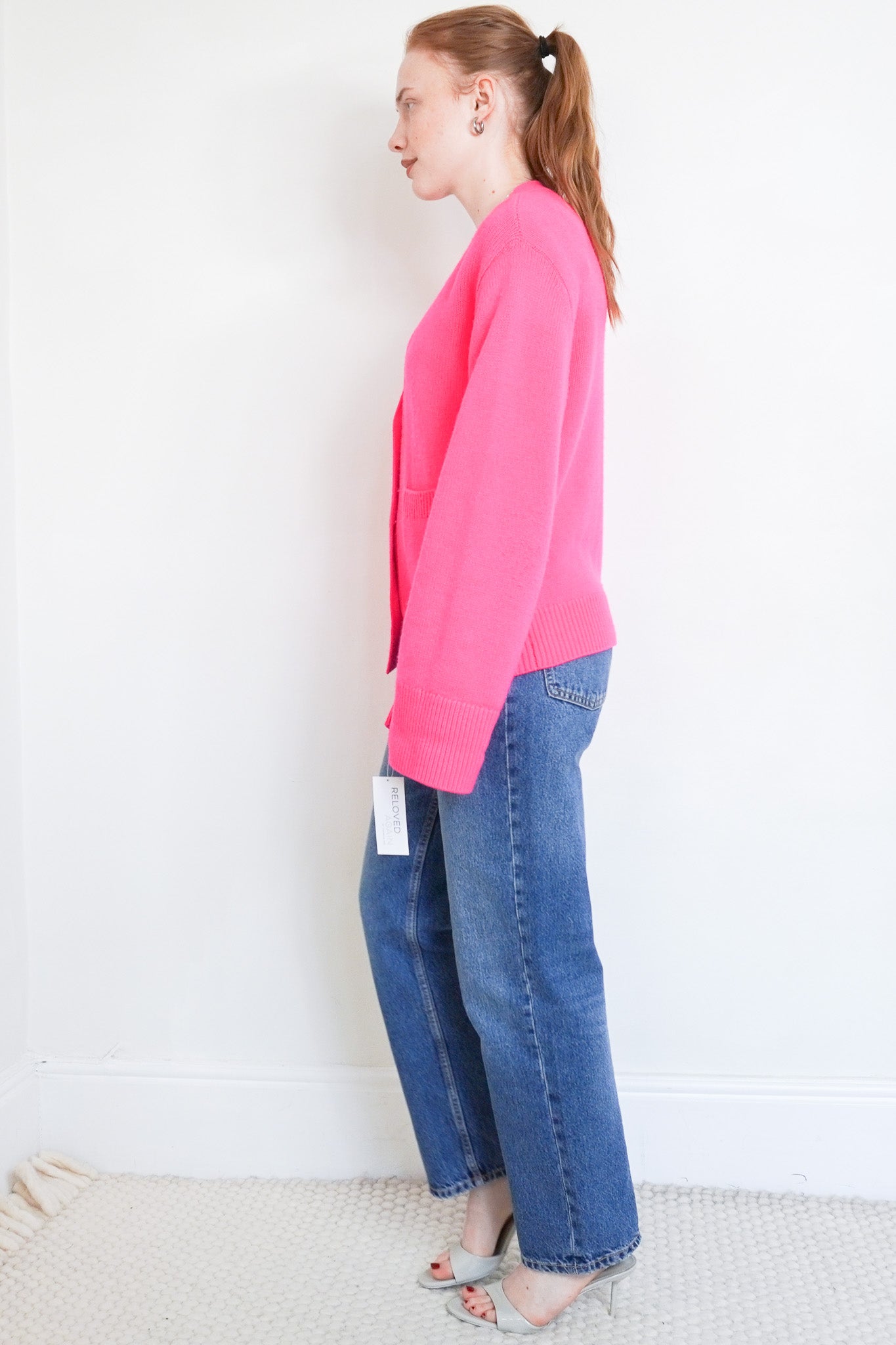 Lisa Yang Cashmere Button Up Cardigan in Pink RRP £420 | Authentic Preloved - Reloved Again