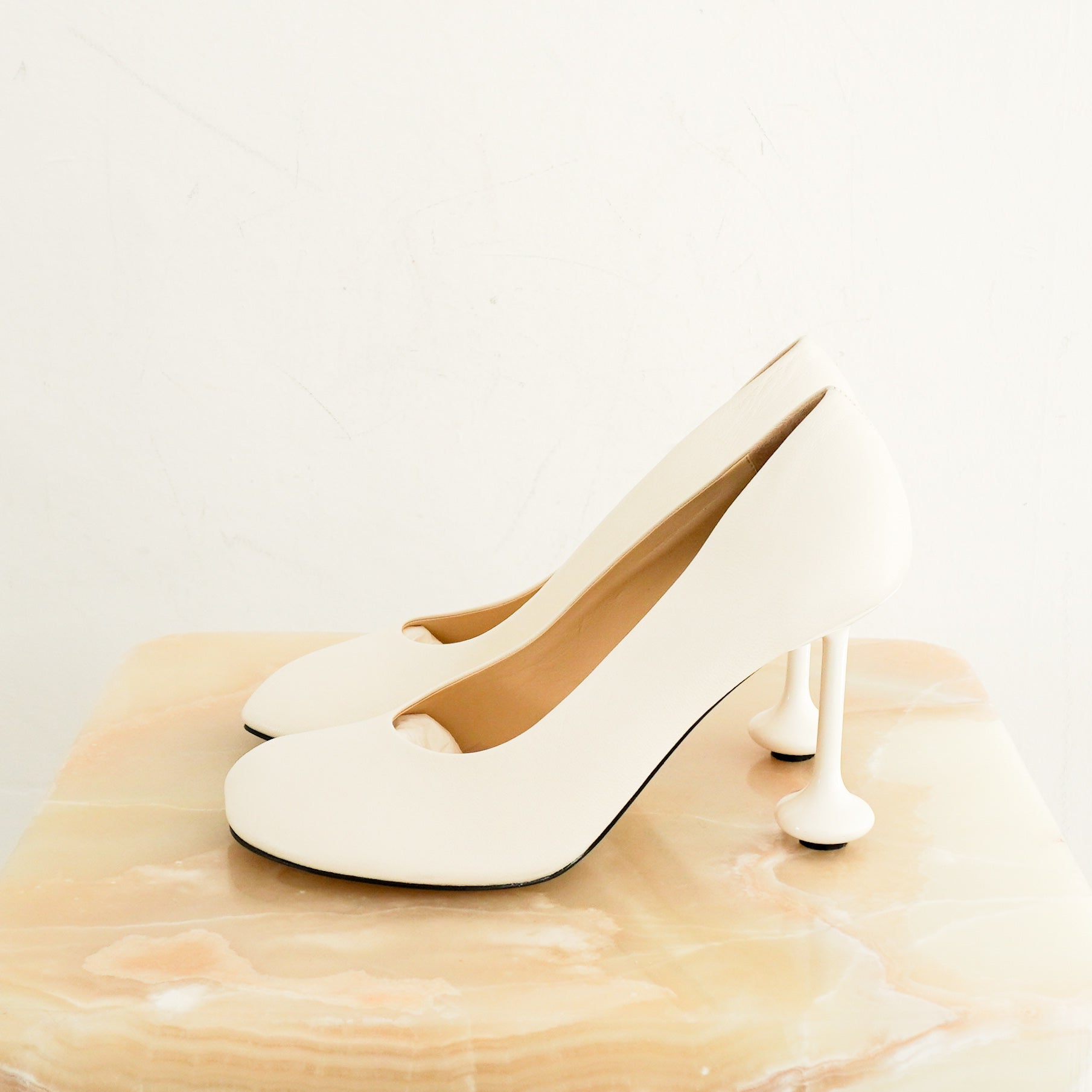 NEW Loewe White Toy Pumps RRP £825 | Authentic Preloved - Reloved Again