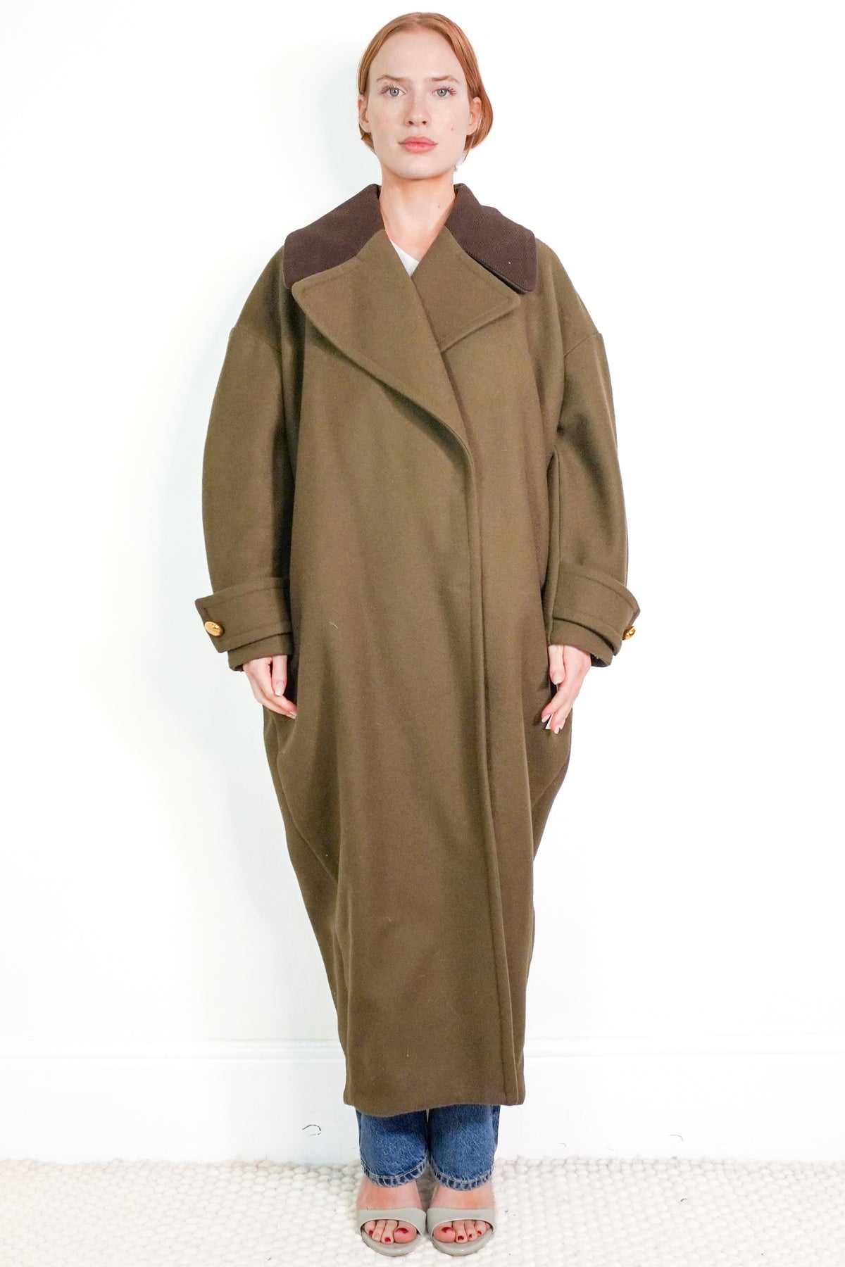 Loewe Wool Coat (RRP £3500) | Authentic Preloved front