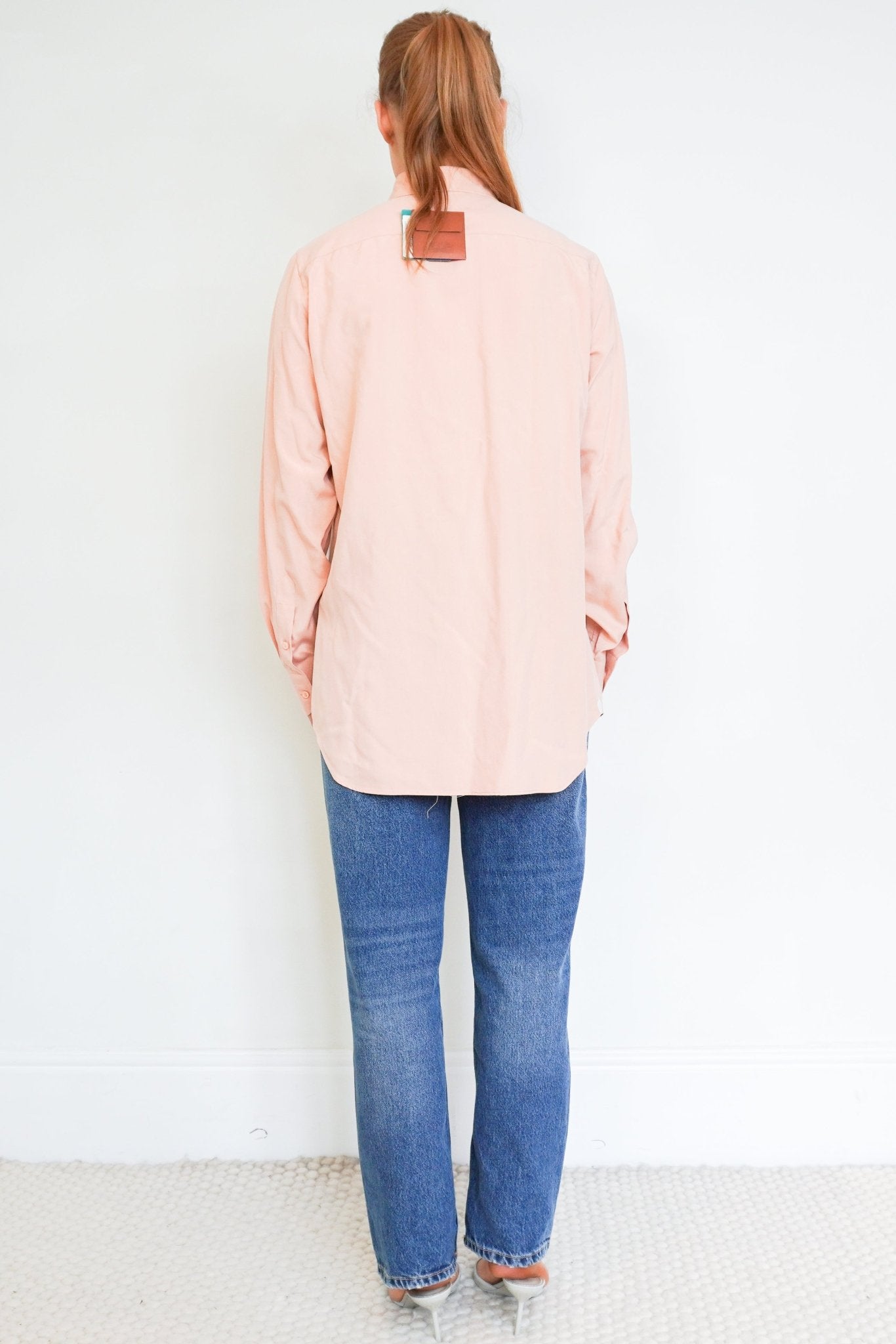 NEW Loro Piana Pink Kara Poplin Silk Shirt (RRP £1085) | Authentic Preloved - Reloved Again