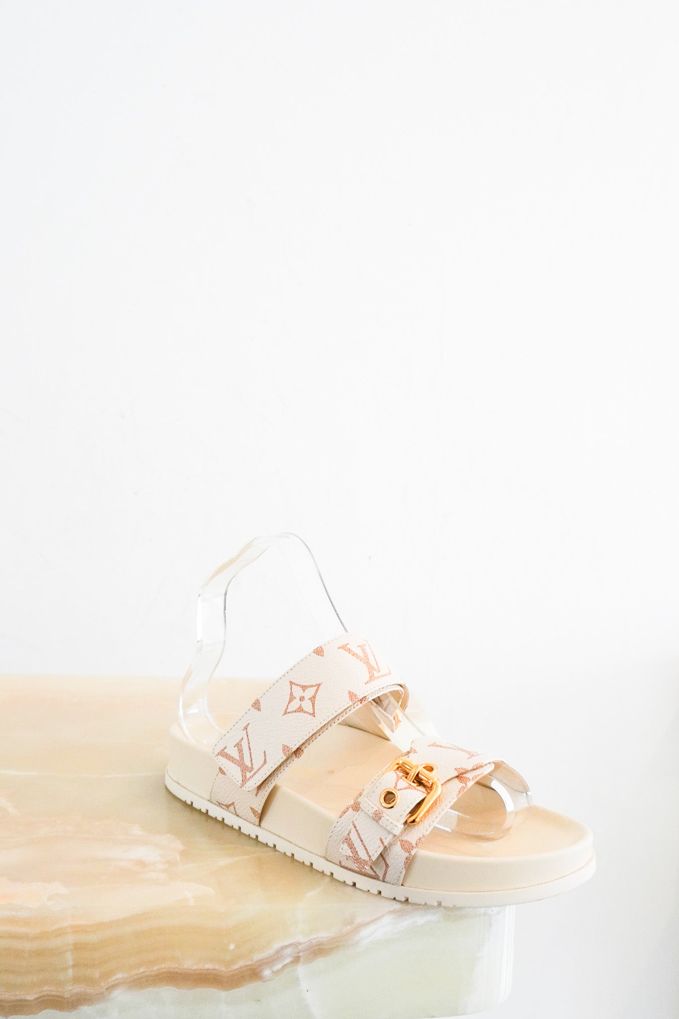 Louis-Vuitton-Bom-Dia-Flat-Comfort-Mules-front-picture-chelsea-london