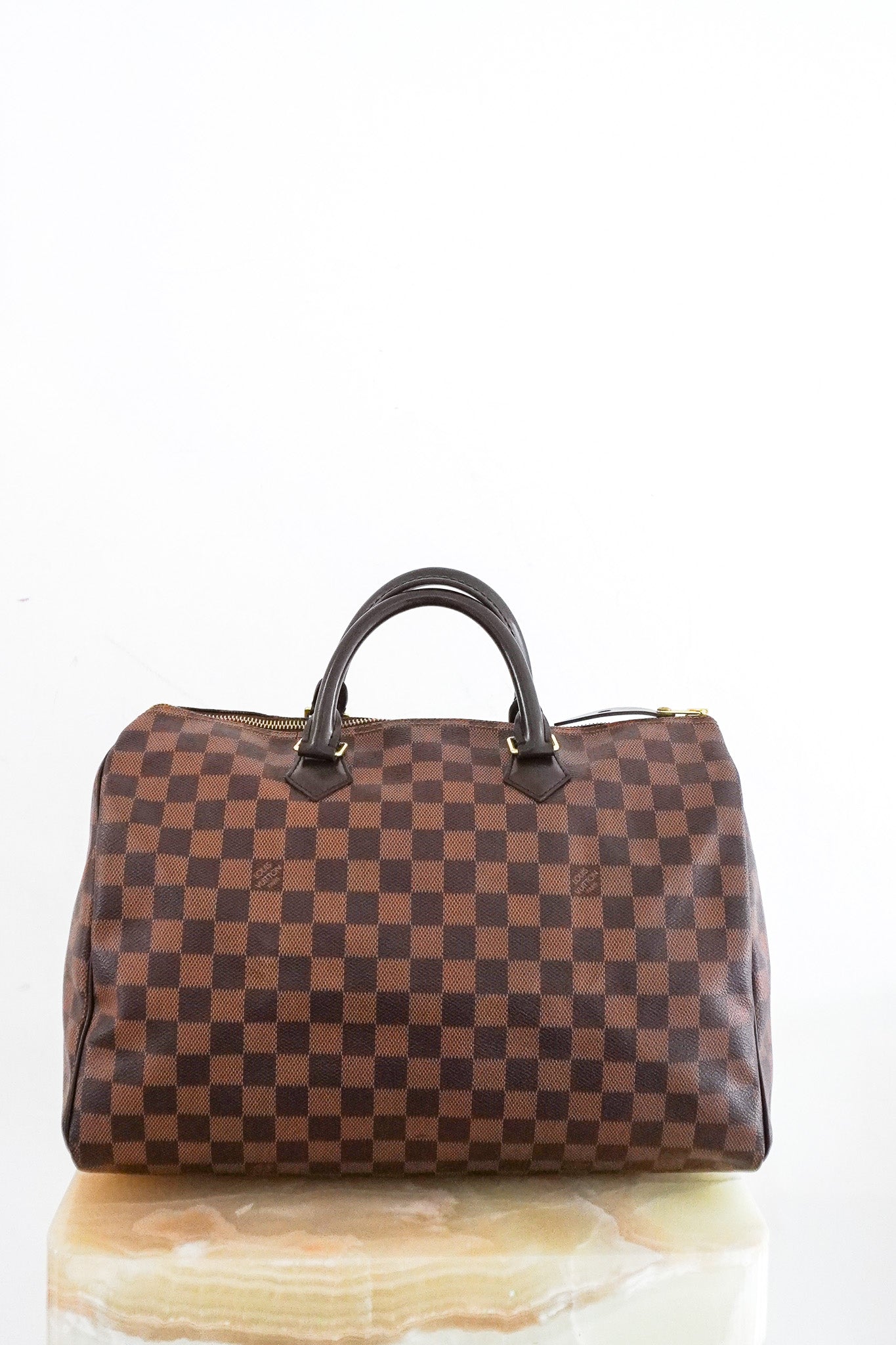 Louis-Vuitton-Speedy-Damier-35-Bag-front-picture-chelsea-london