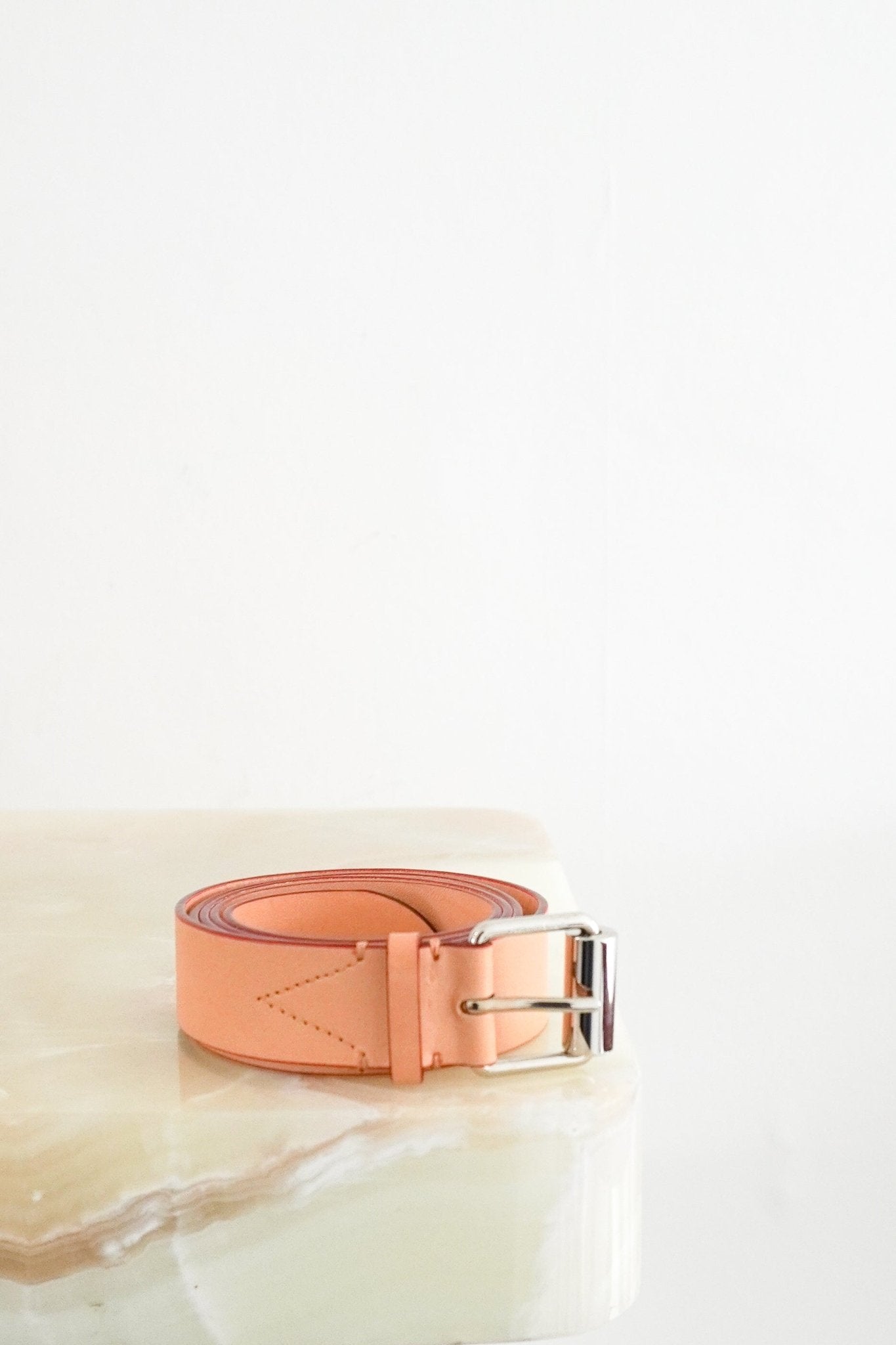 Louis Vuitton Tan Leather Belt (RRP £400) | Authentic Preloved FINAL SALE - Reloved Again