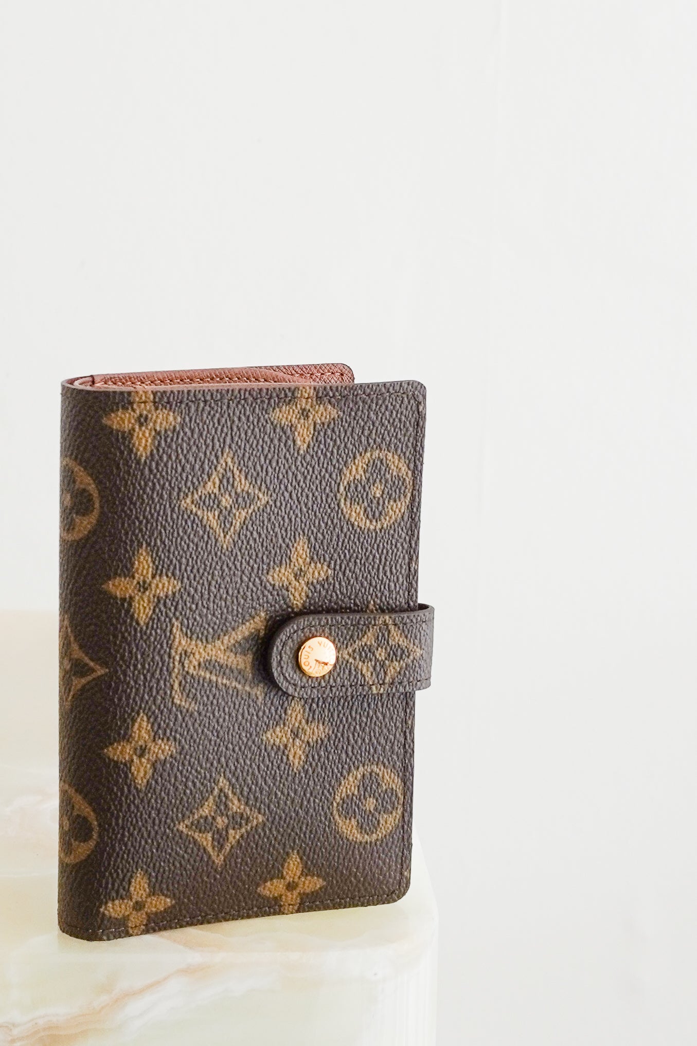 Louis Vuitton Monogram Canvas Agenda PM Cover front photo chelsea london