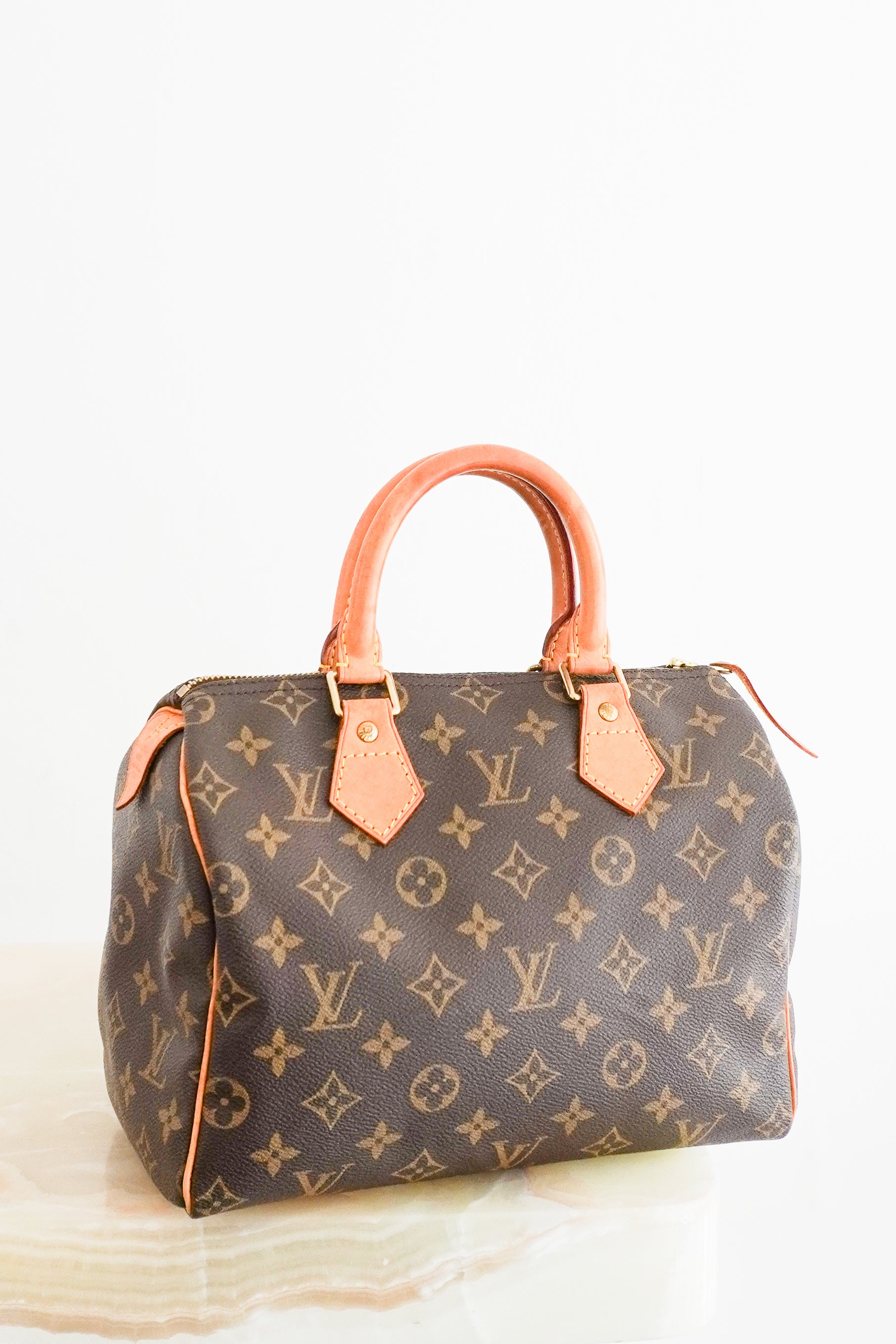 Louis Vuitton Speedy 25 Monogram Canvas Bag front photo chelsea london