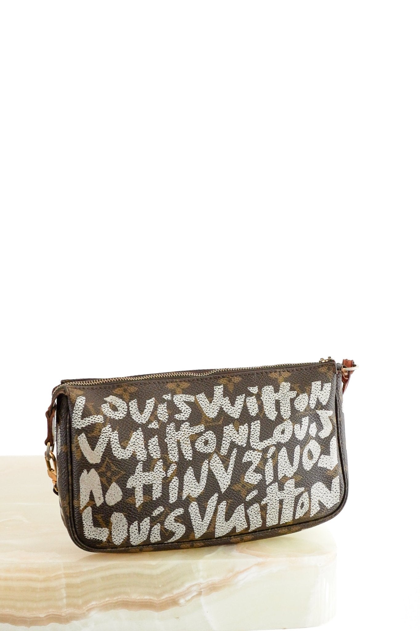 Louis Vuitton x Stephen Sprouse 2001 Limited Edition Graffiti Pochette Accessoires | Authentic Preloved - Reloved Again