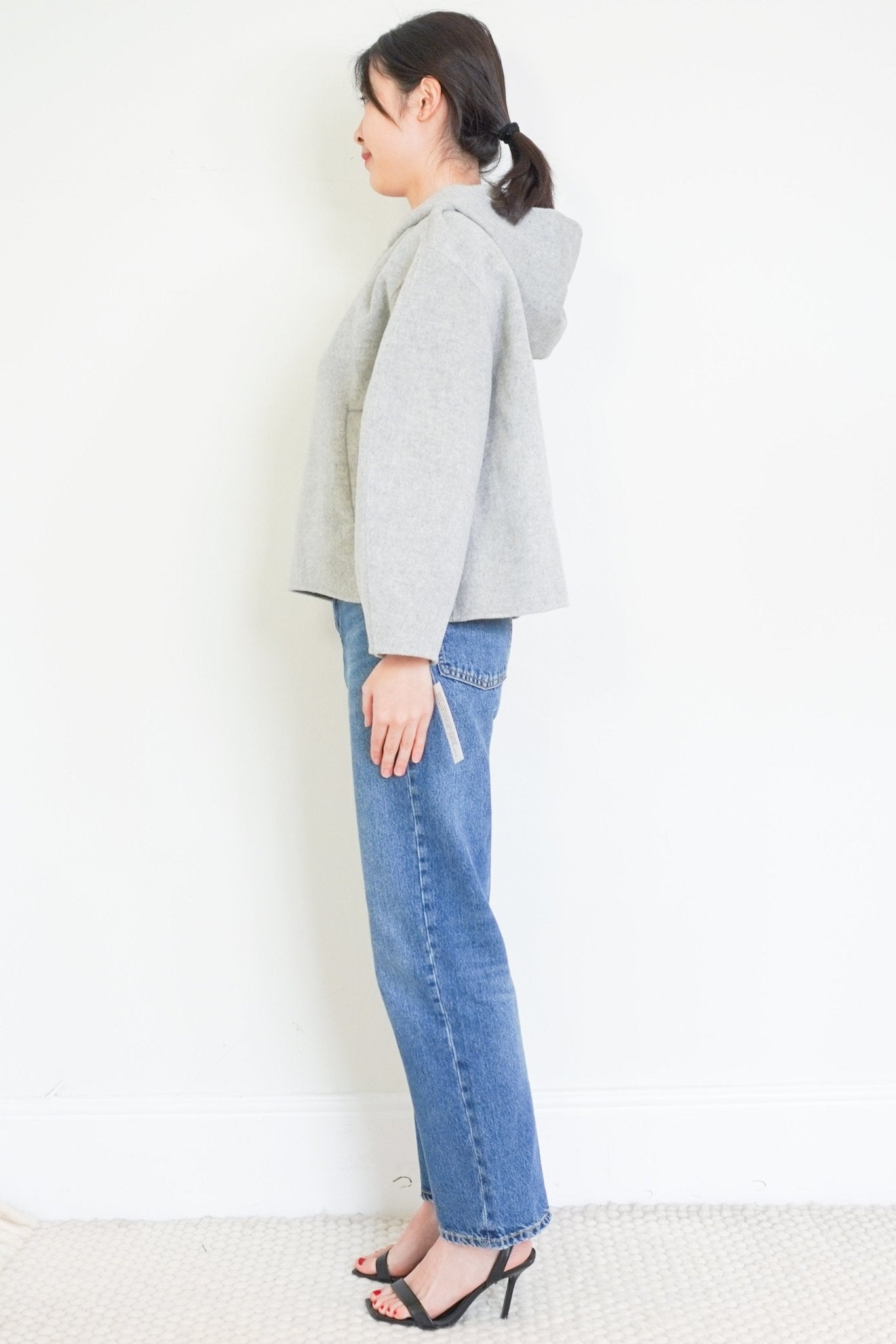 Loulou Studio Grey Wool & Cashmere Hoodie RRP £385 | Authentic Preloved - Reloved Again