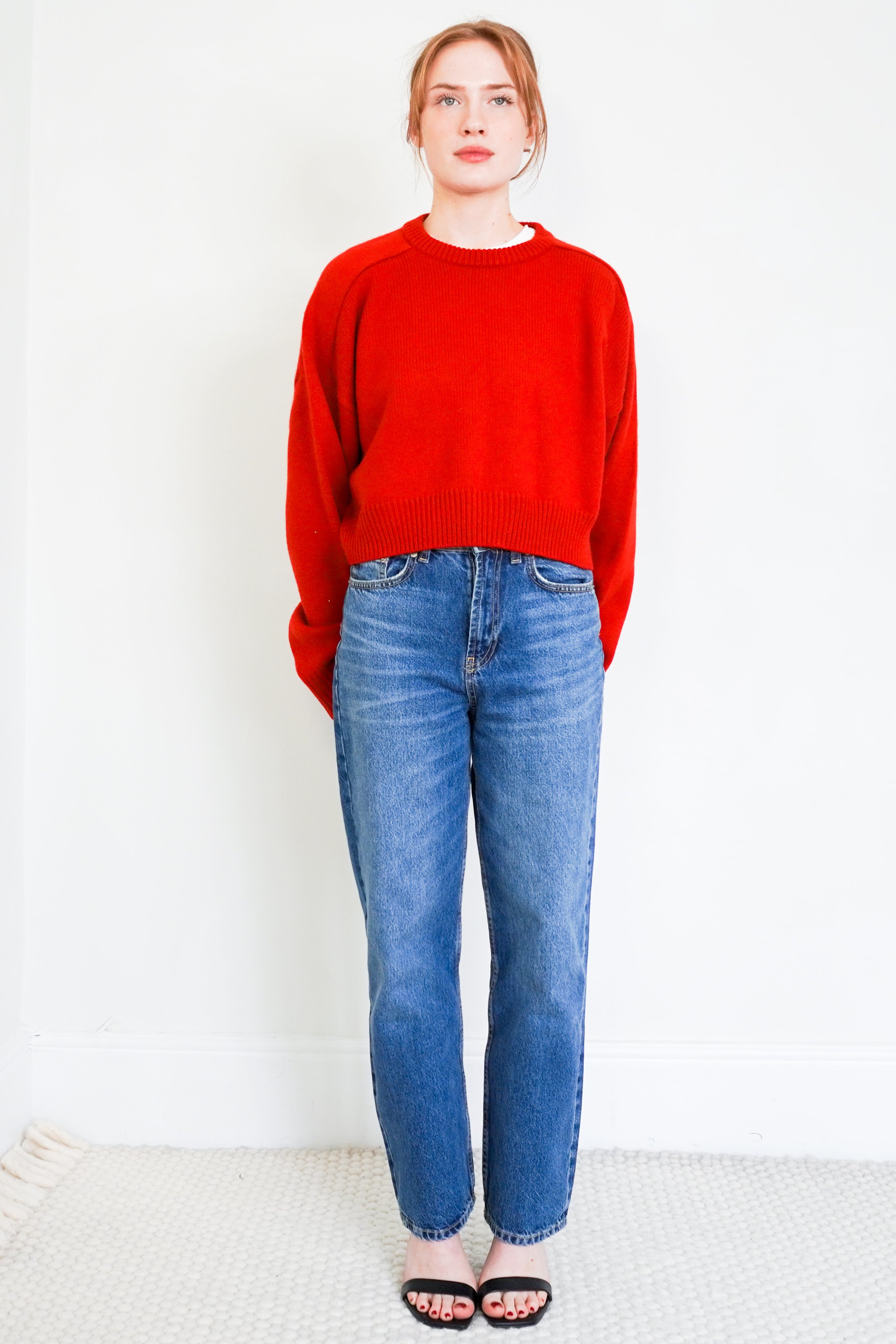 Loulou-Studio-Red-Bruzzi-Knitted-Jumper-front-picture-Chelsea-London